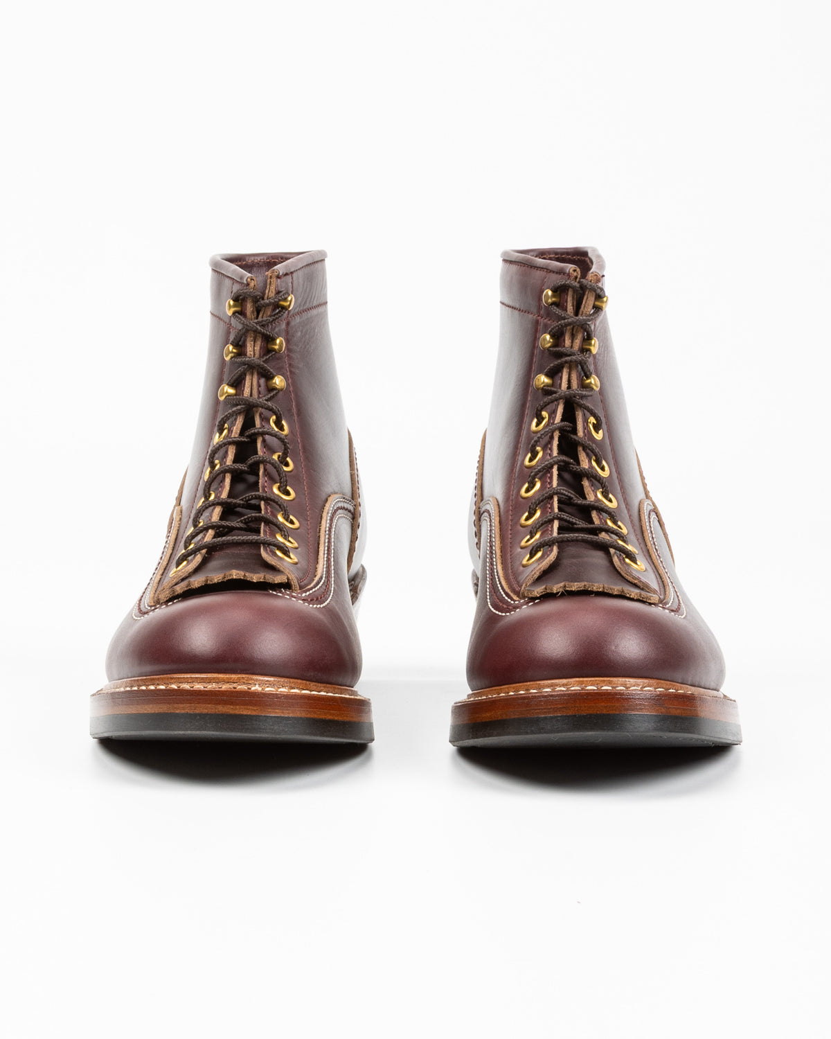 John Lofgren Donkey Puncher Boots - Burgundy CXL - Standard & Strange
