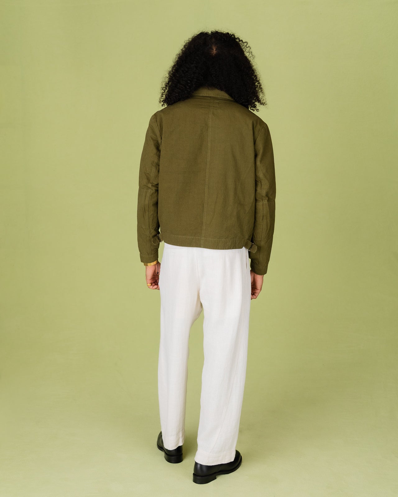 1st PAT-RN Camden Jacket - Olive Slub - Standard & Strange