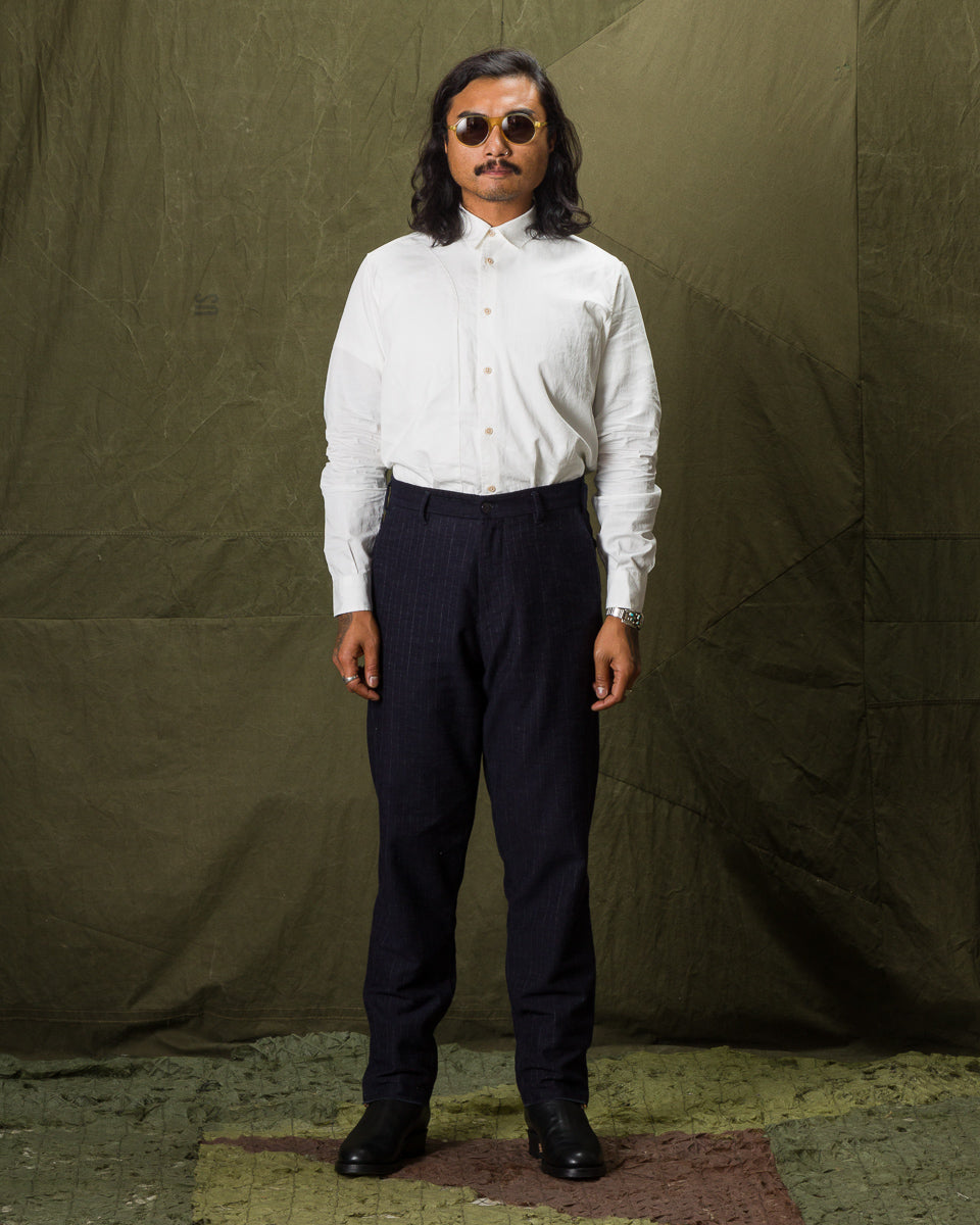 1st PAT-RN Tipo 4 Tailored Shirt - Natural White Sateen - Standard & Strange