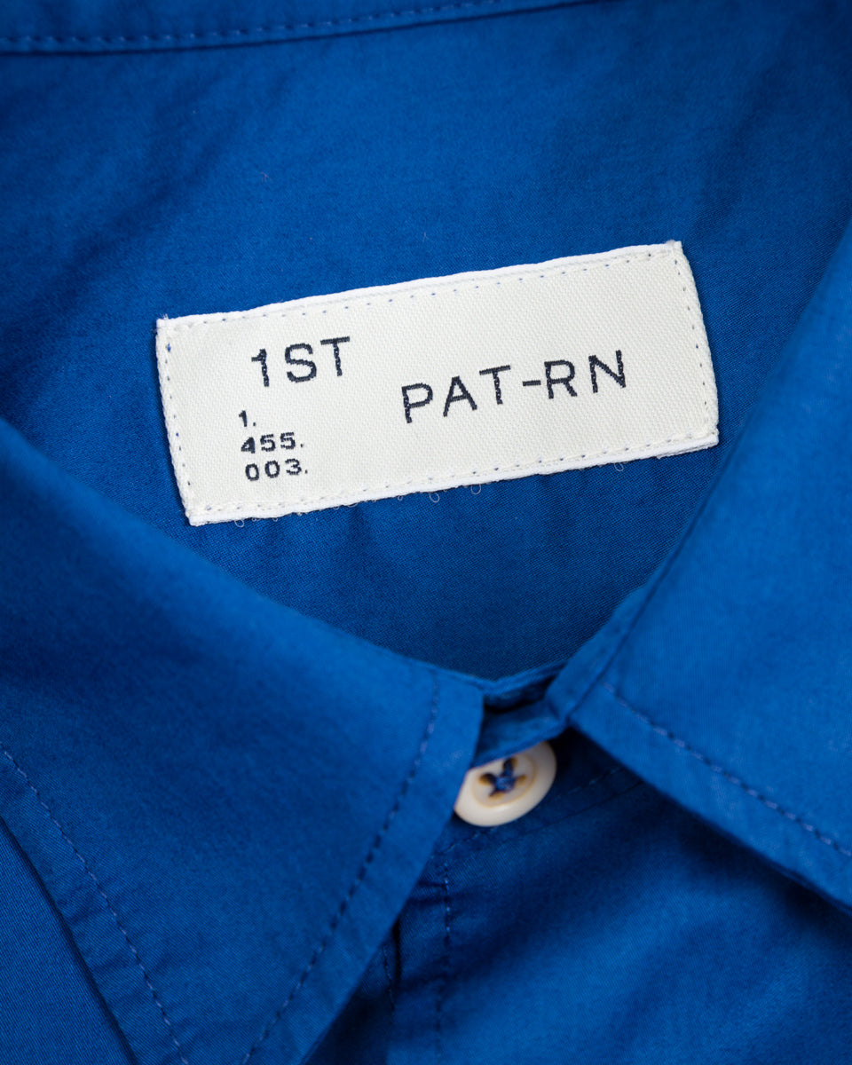 1st PAT-RN Tipo 4 Tailored Shirt - Royal Blue Sateen - Standard & Strange