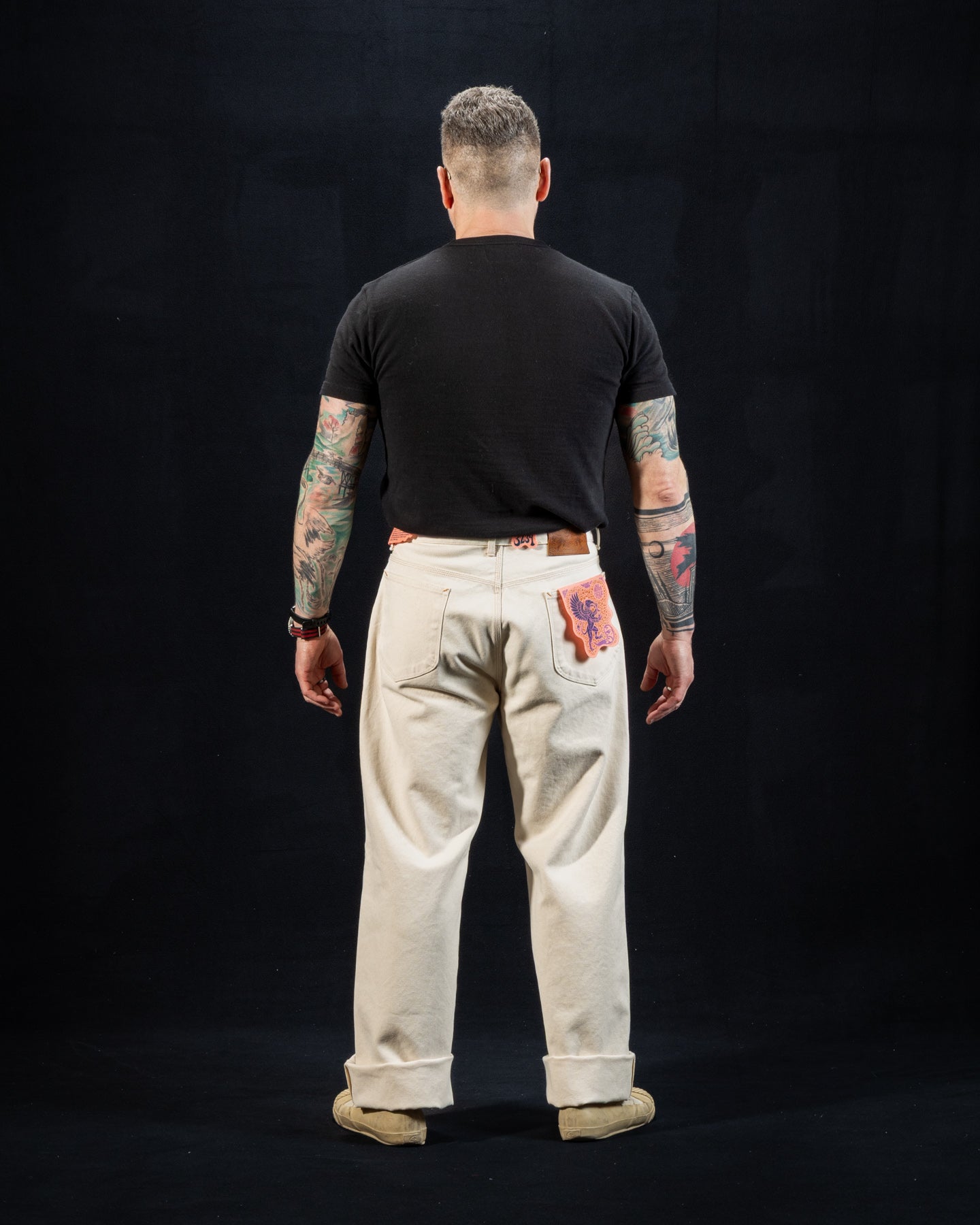 Indigofera Duke Wide Fit - Ecru Smithson Canvas - Standard & Strange