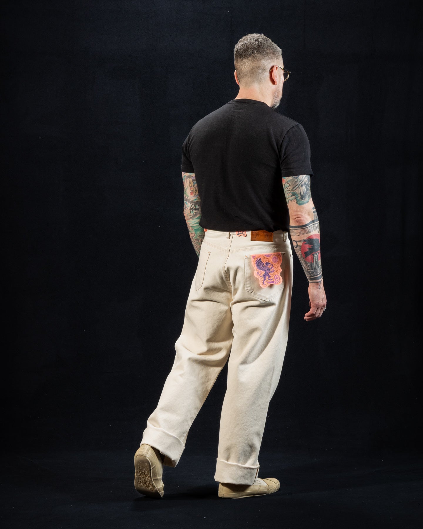 Indigofera Duke Wide Fit - Ecru Smithson Canvas - Standard & Strange