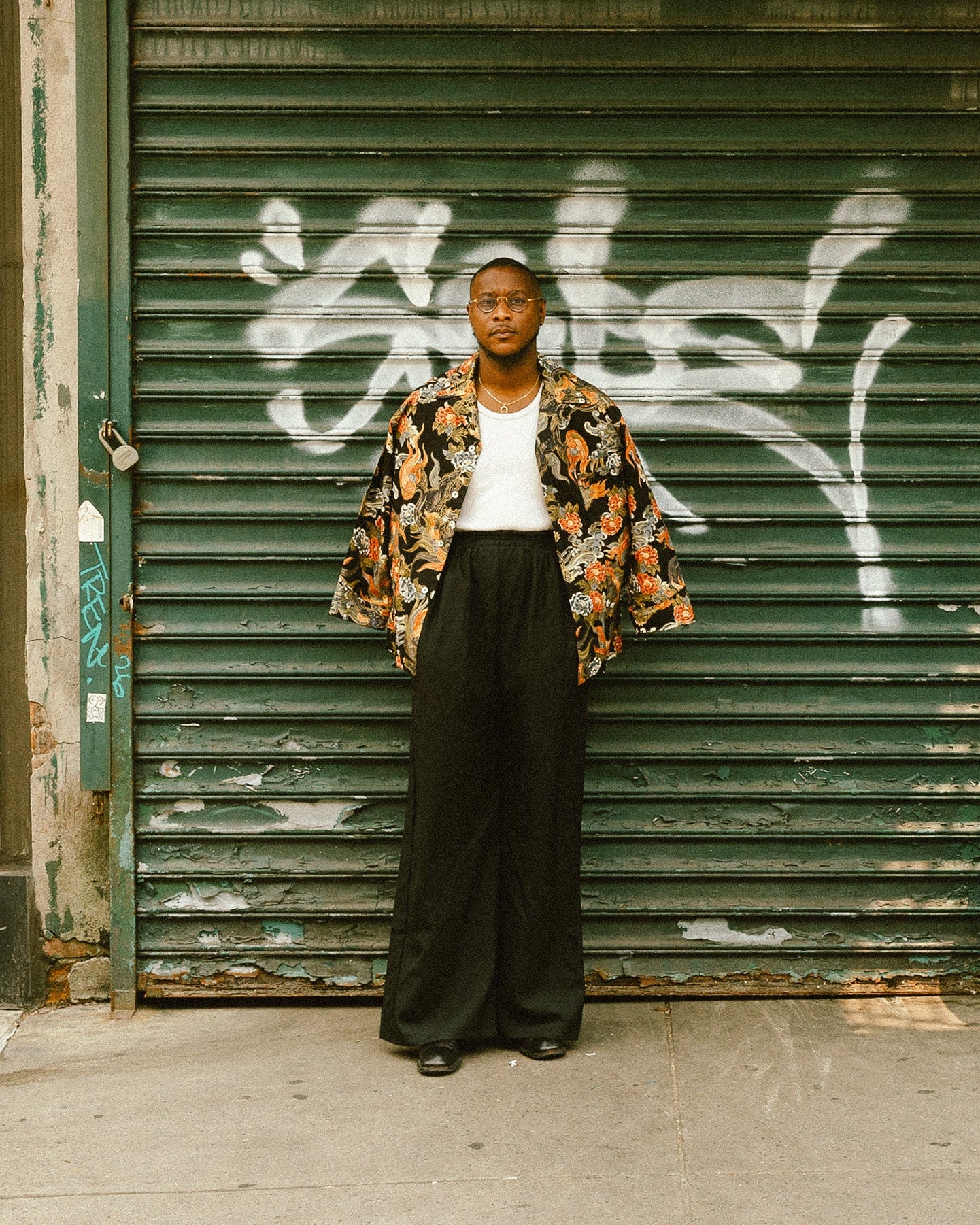 Black Sign Kyle Laurence Wide Pants - Midnight Black - Standard & Strange