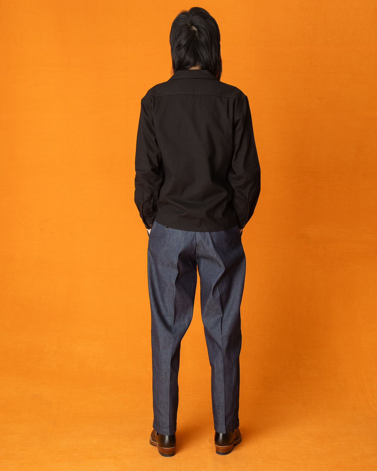 Attractions Double Cloth Flap Pocket Shirt - Black - Standard & Strange