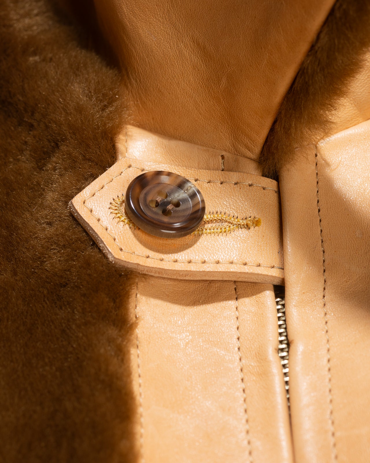 Attractions S&S x Attractions Grizzly Jacket - Brown Mouton - Standard & Strange