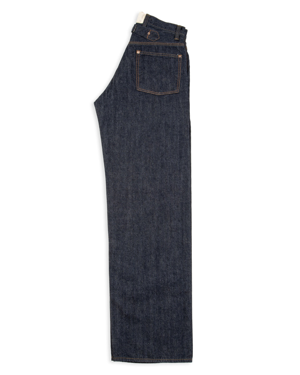 Black Sign 1920s 10.5 oz Dockery Waist-Overalls - Dark Indigo - Standard & Strange