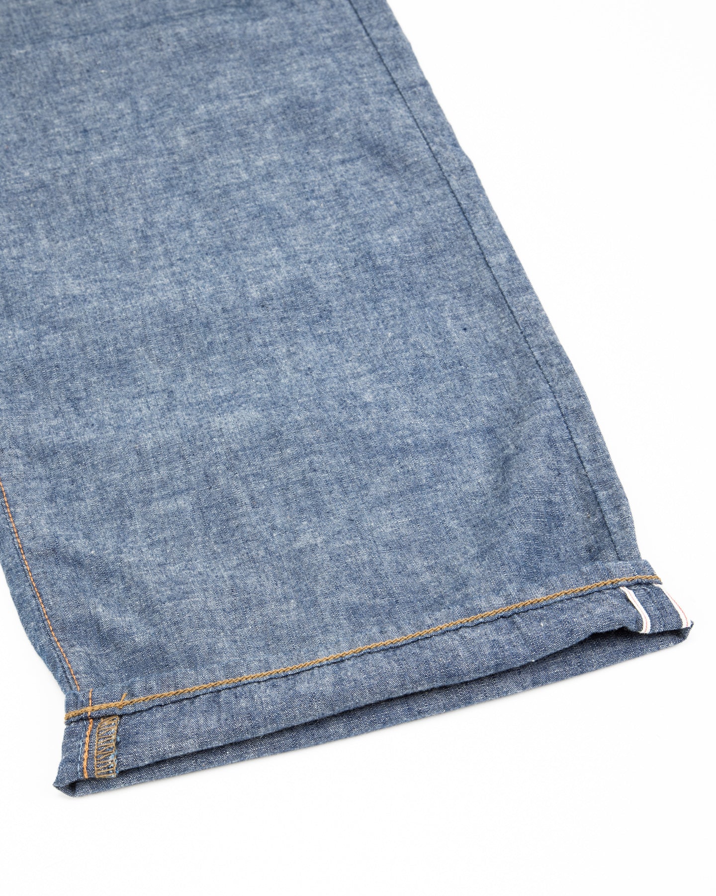 Black Sign 1920s 5.5 oz Death Valley Waist-Overalls - Indigo Chambray - Standard & Strange