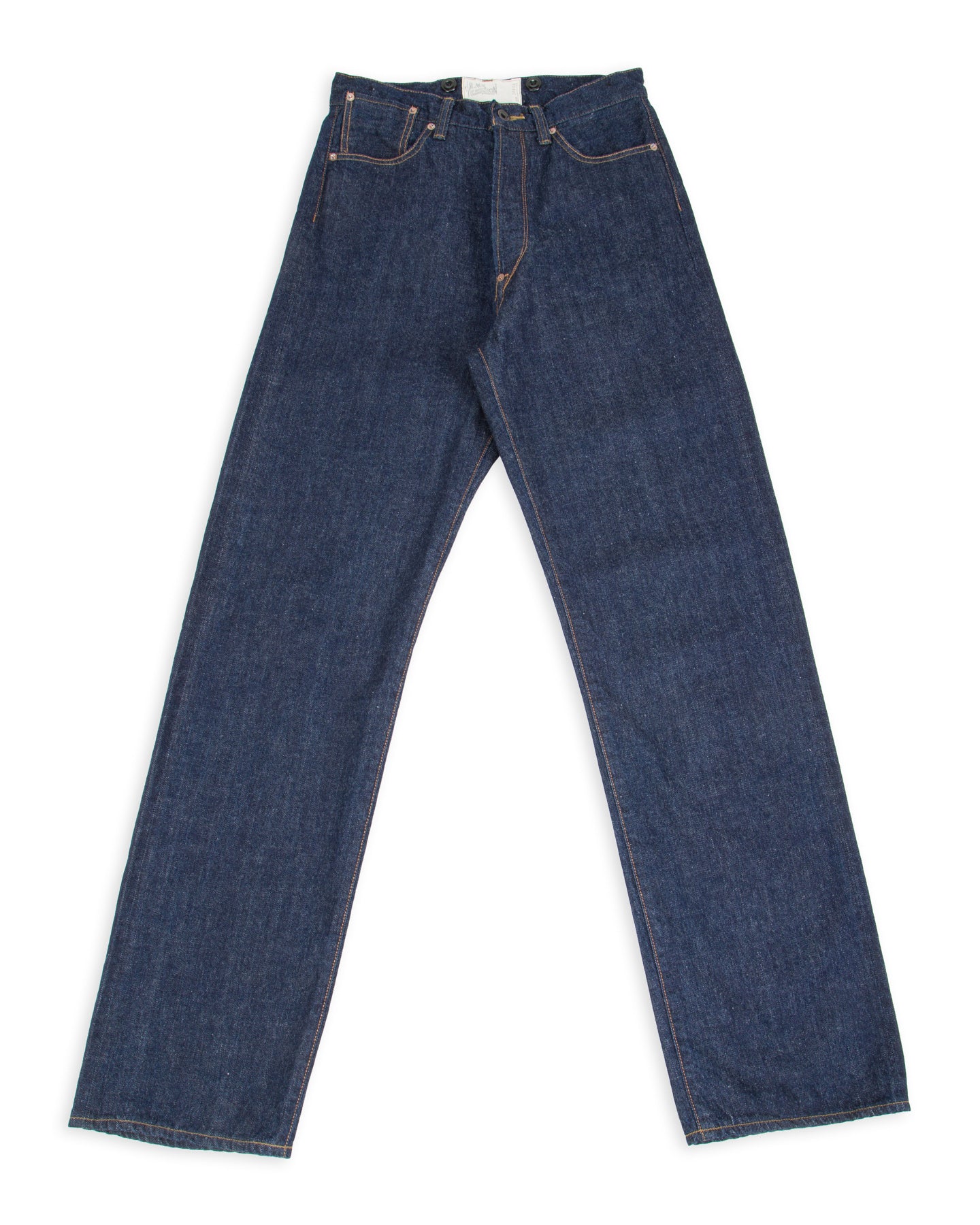 Black Sign 1920s 9 oz Death Valley Waist-Overalls - Dark Indigo - Standard & Strange