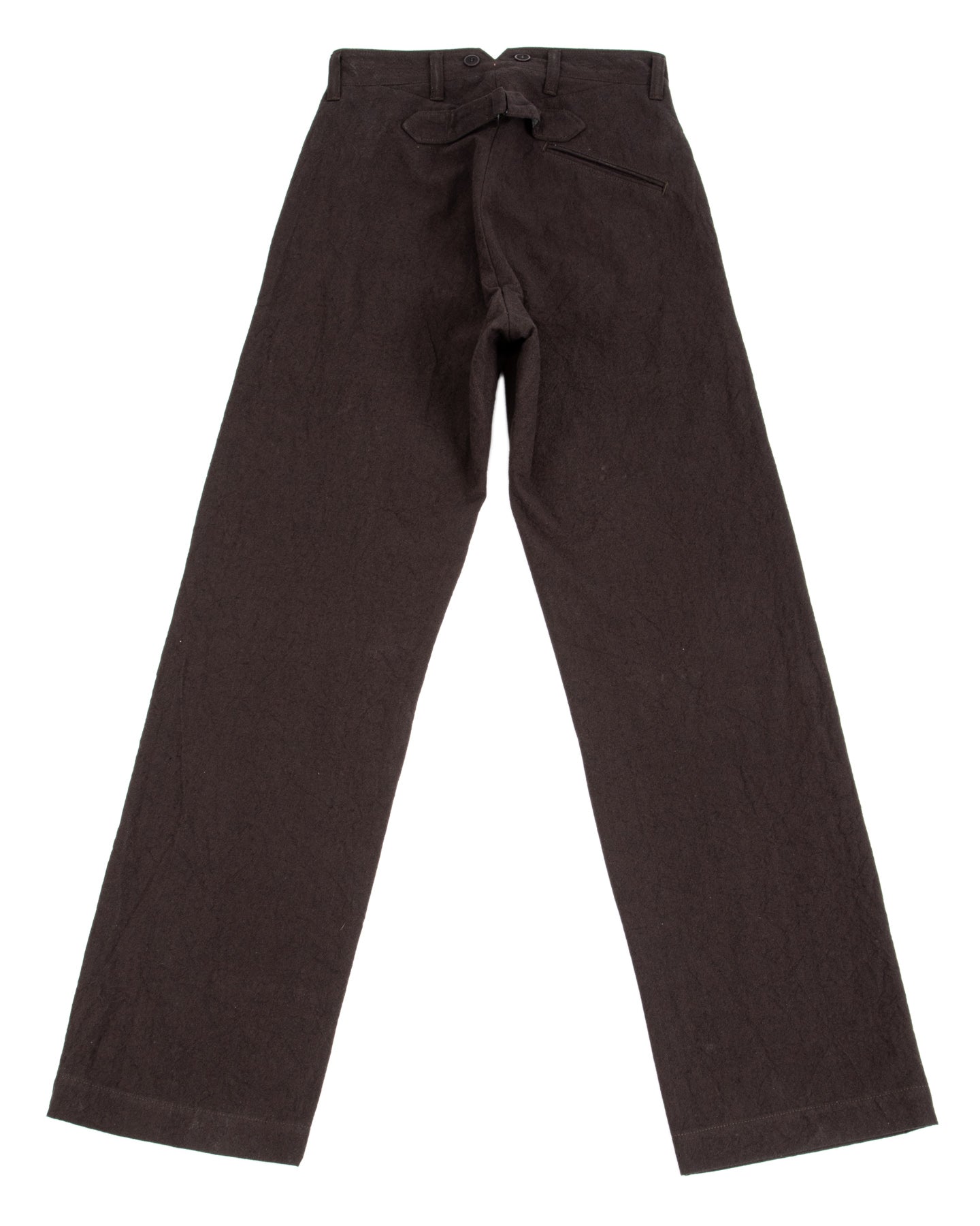 Black Sign Ancient Cloth Avignon Trousers - Dead Leaf Brown - Standard & Strange