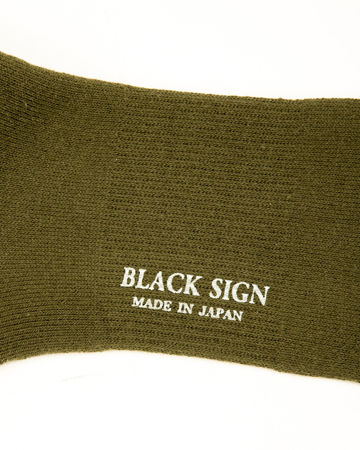 Black Sign BS Fit Boot Socks - Olive Drab - Standard & Strange
