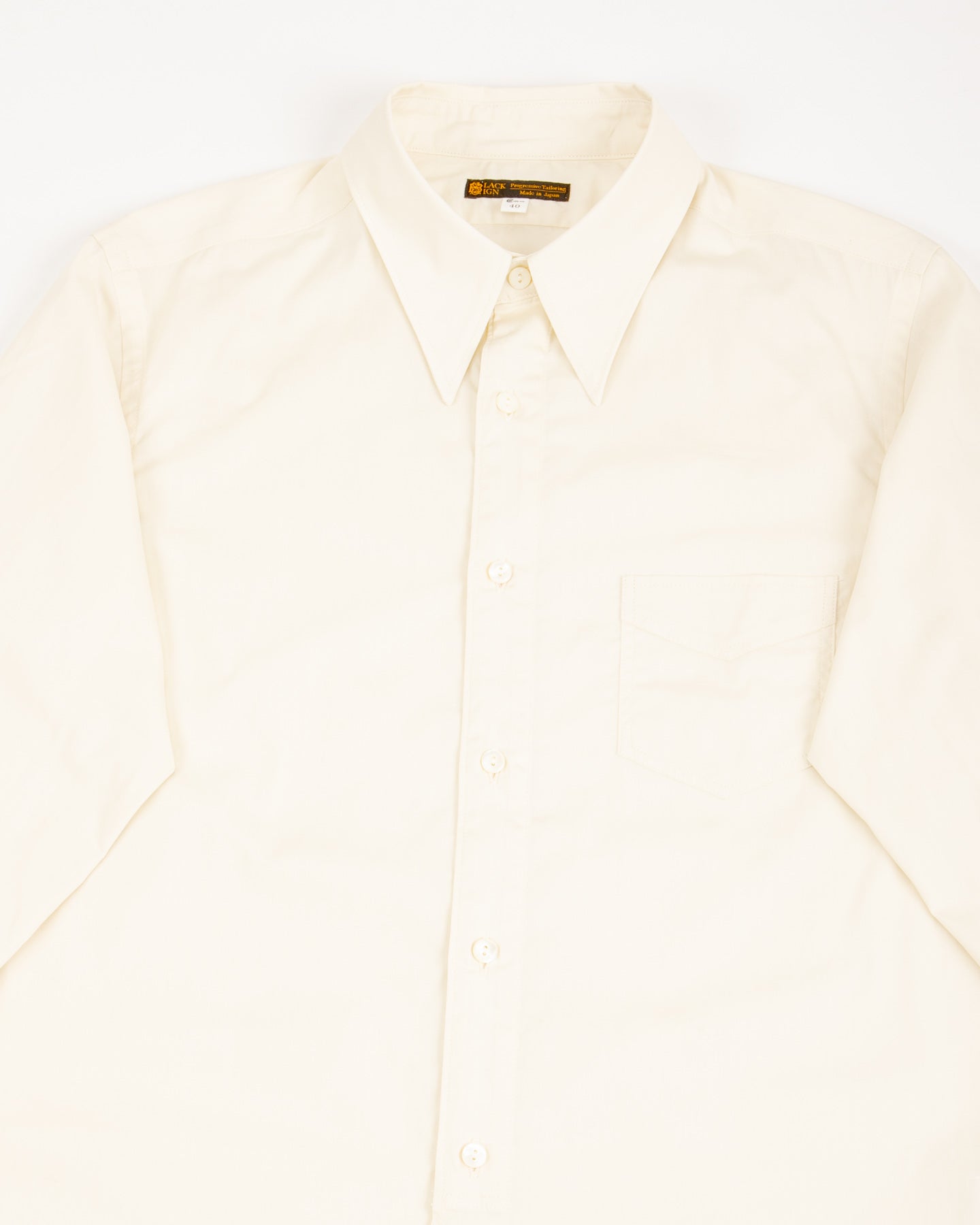 Black Sign Broadway Dress Shirt - Light Ivory - Standard & Strange
