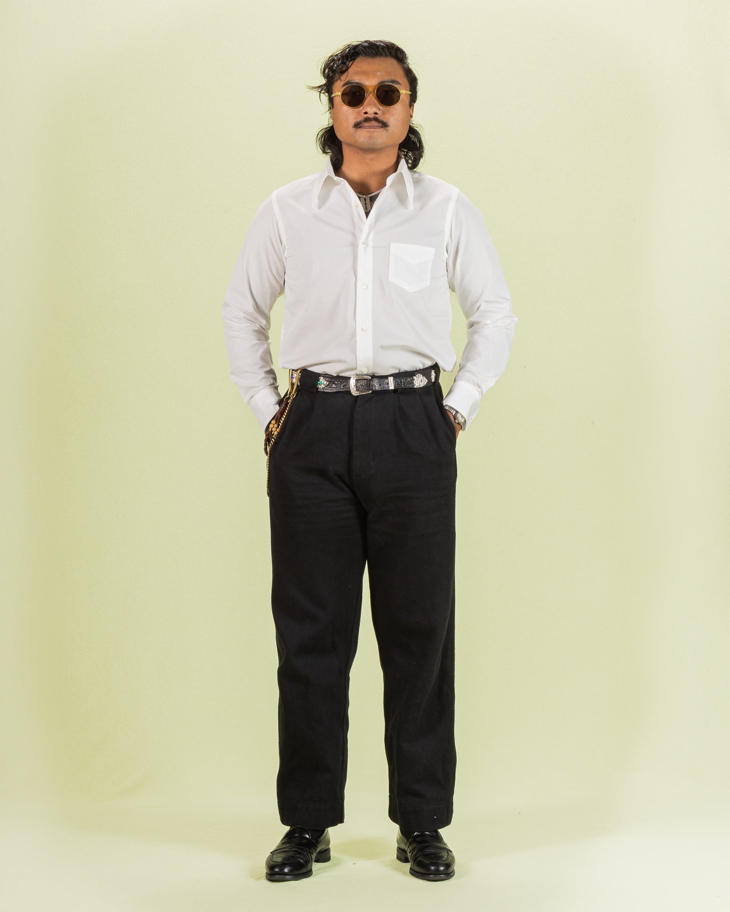 Black Sign Broadway Dress Shirt - Salt White - Standard & Strange