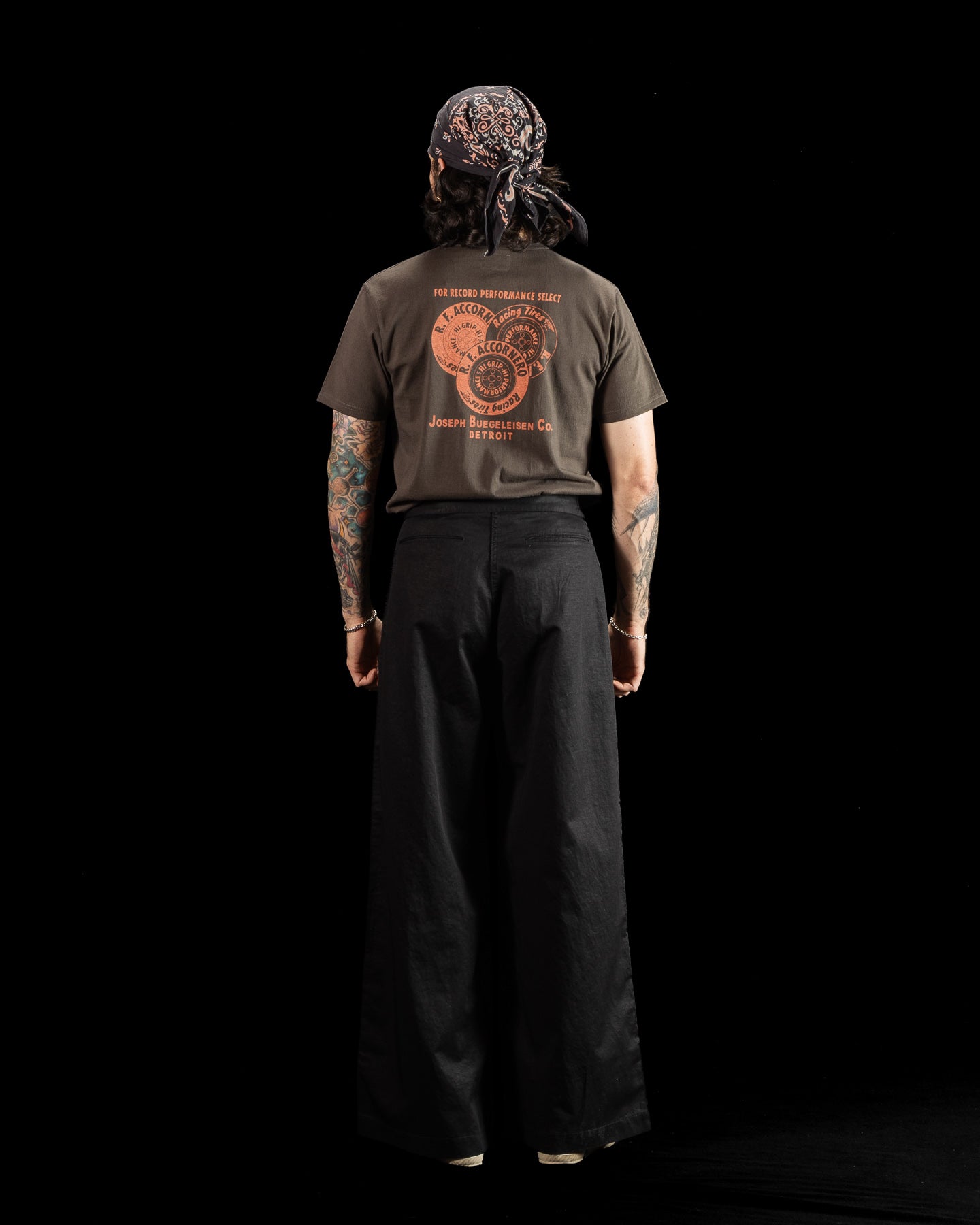 Black Sign CL Twill Wide Gurkha Pants - Stealth Black - Standard & Strange