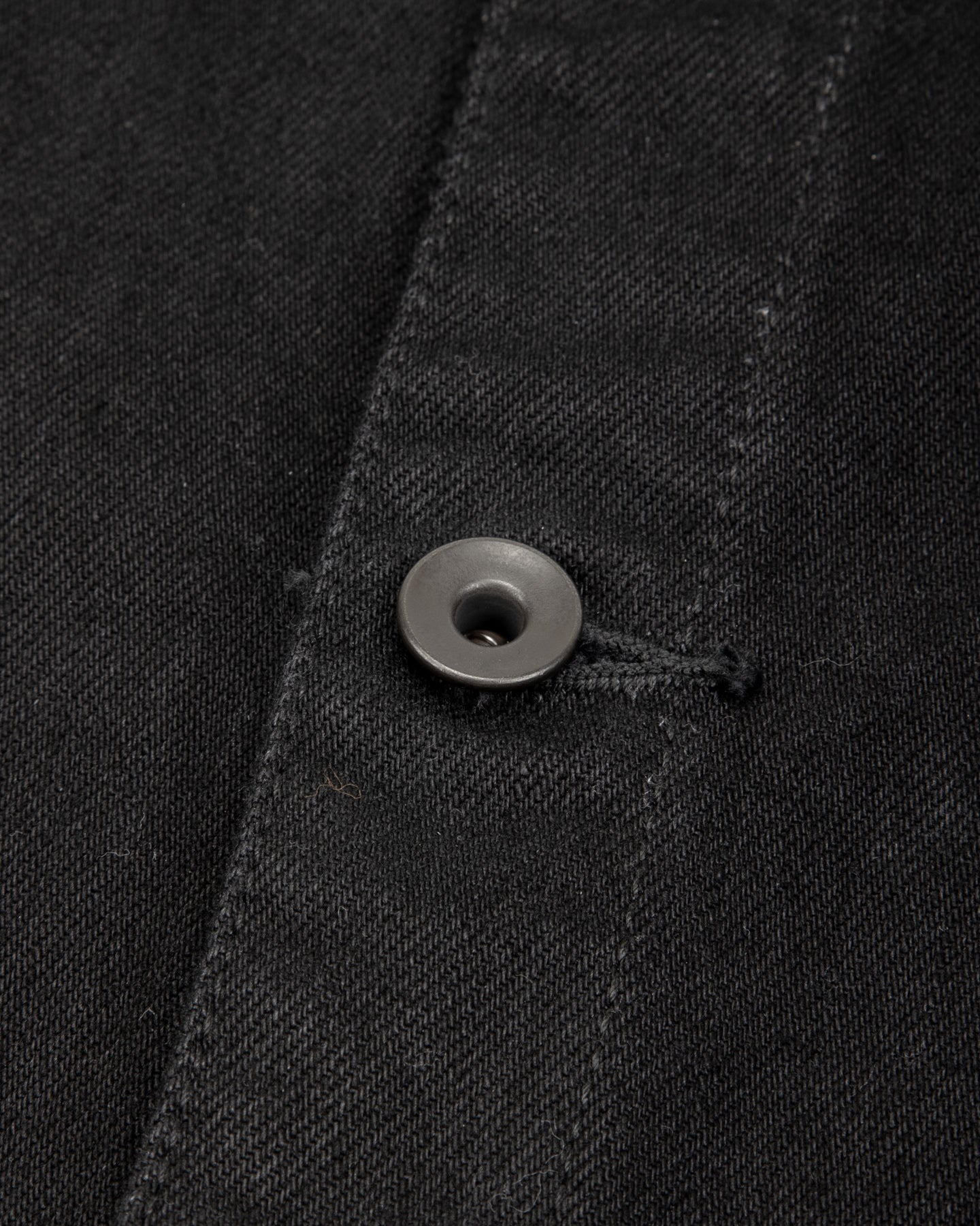 Black Sign Denim Delta Jacket - 15 oz Black Denim - Standard & Strange