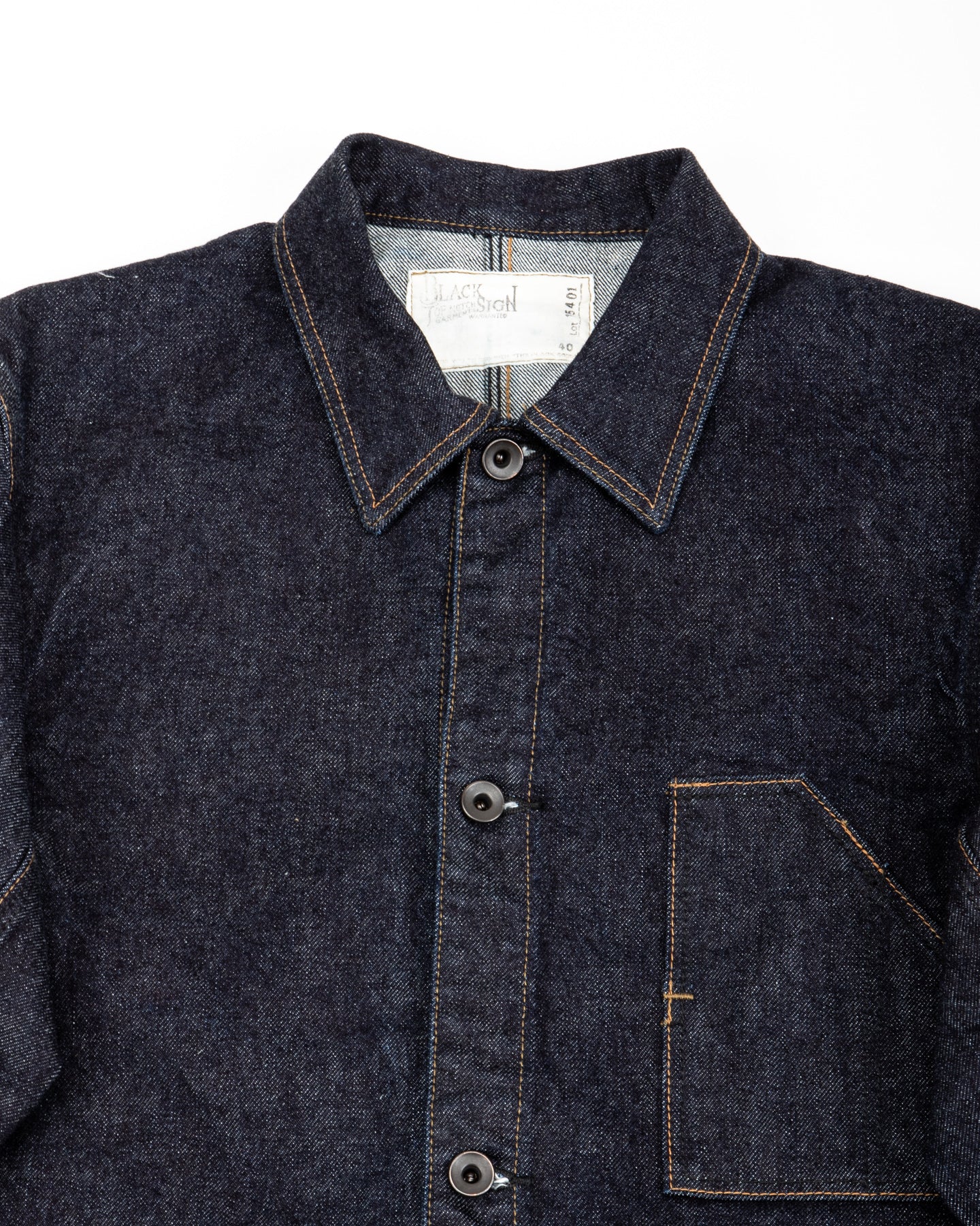 Black Sign Denim Delta Jacket - Dark Indigo - Standard & Strange