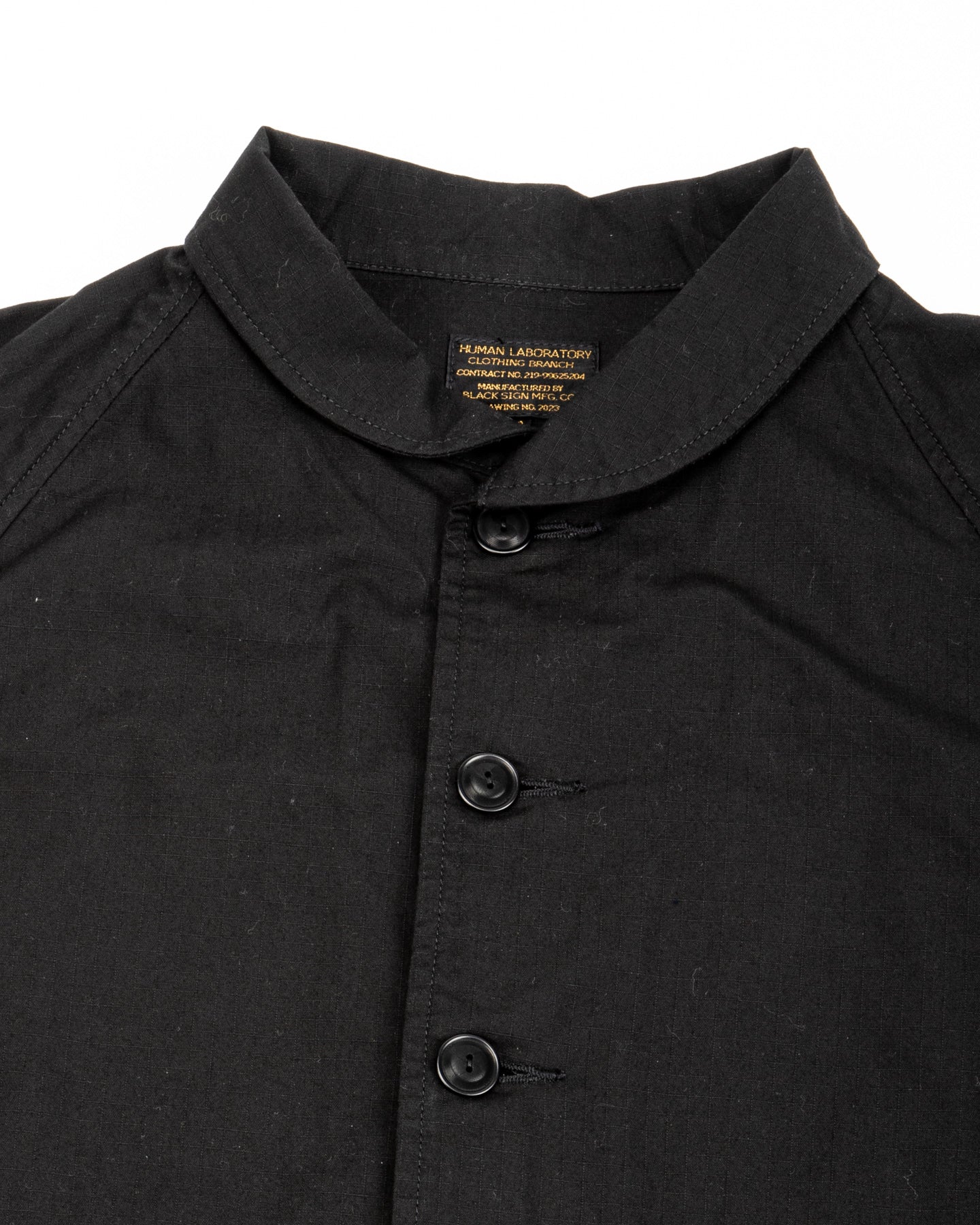 Black Sign Military Ripstop Civilian Cossack Jacket - Surprise Black - Standard & Strange