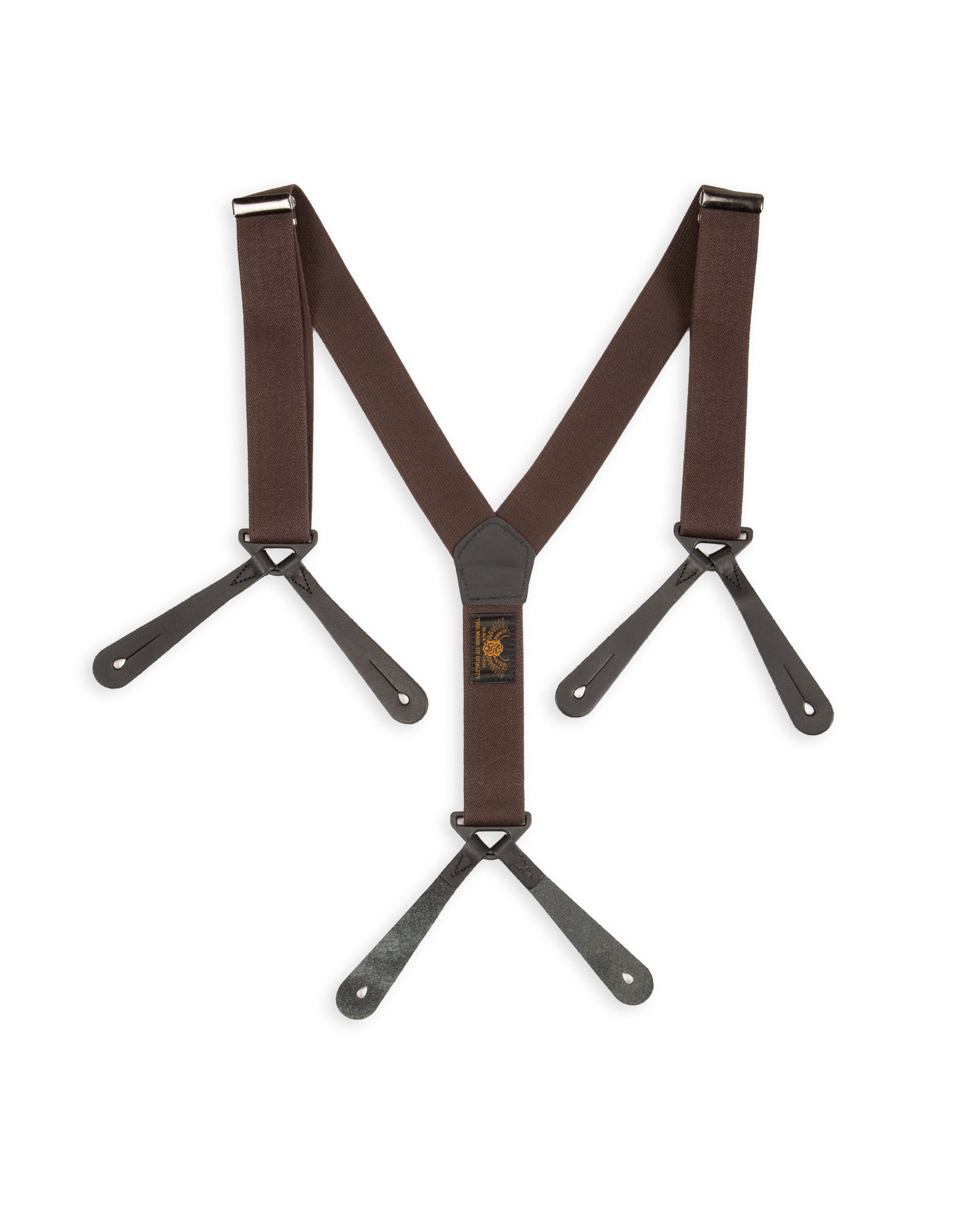 Black Sign Military Suspender - Battlefield Brown - Standard & Strange