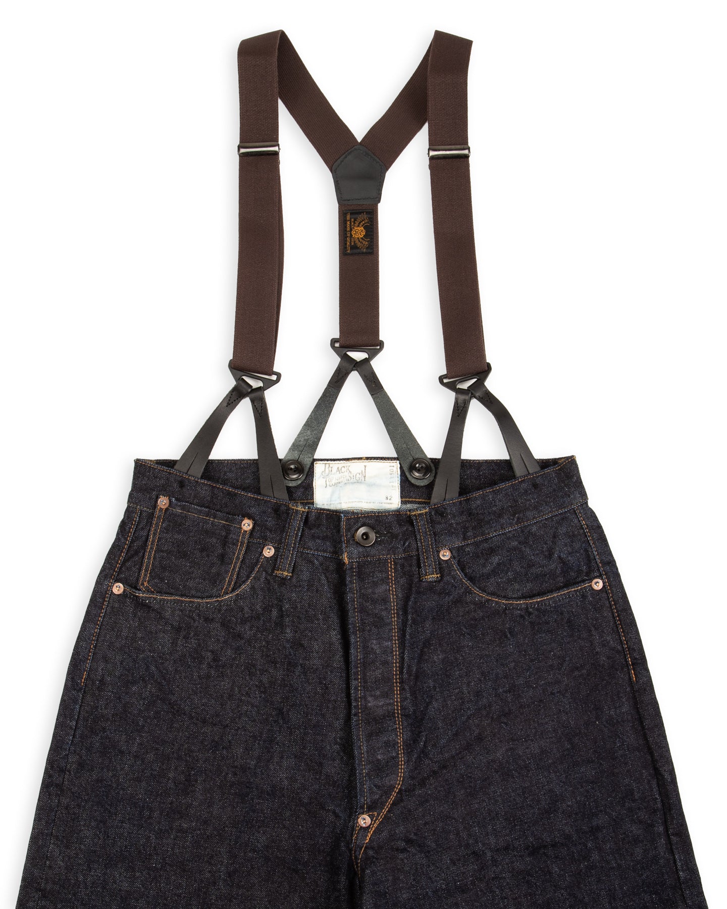 Black Sign Military Suspender - Battlefield Brown - Standard & Strange