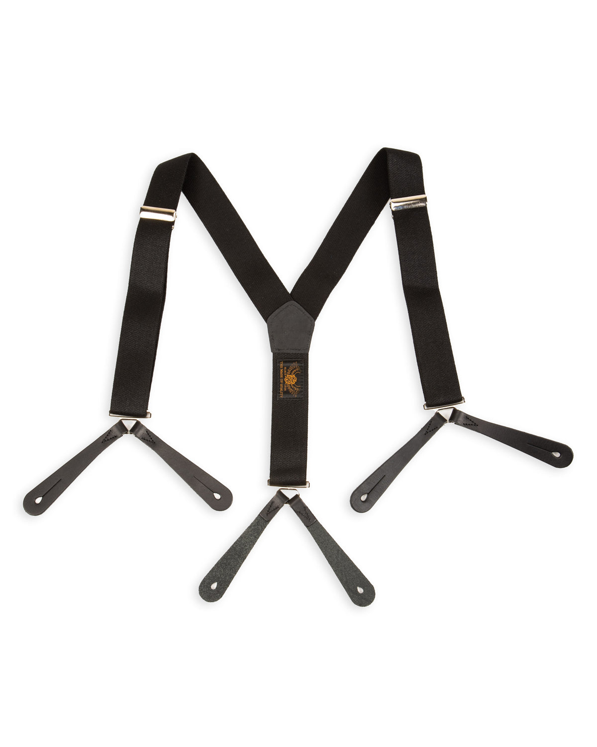 Black Sign Military Suspender - Surprise Black - Standard & Strange