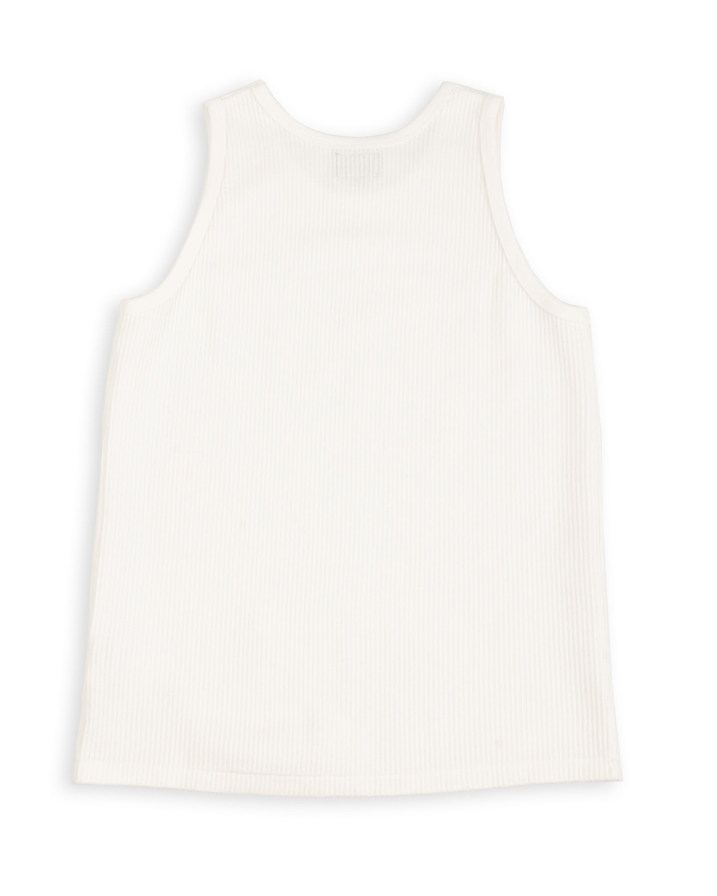 Black Sign Railroad Knit No Sleeve Amish Underwear - Salt White - Standard & Strange