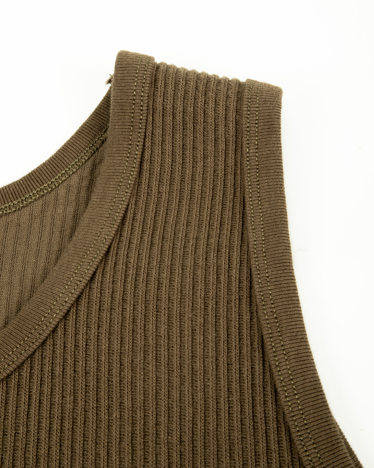 Black Sign Railroad Knit No Sleeve Amish Underwear - Soldier Green - Standard & Strange
