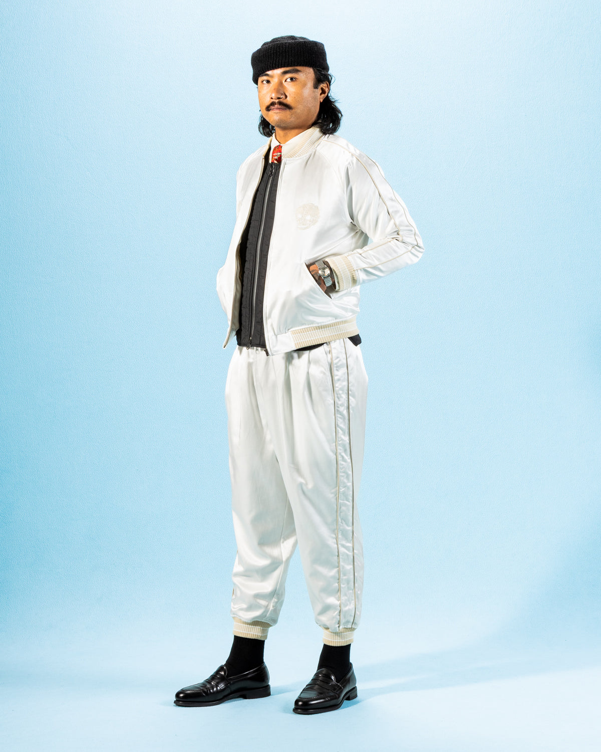 Black Sign Rebel Pants - Flashy White - Standard & Strange