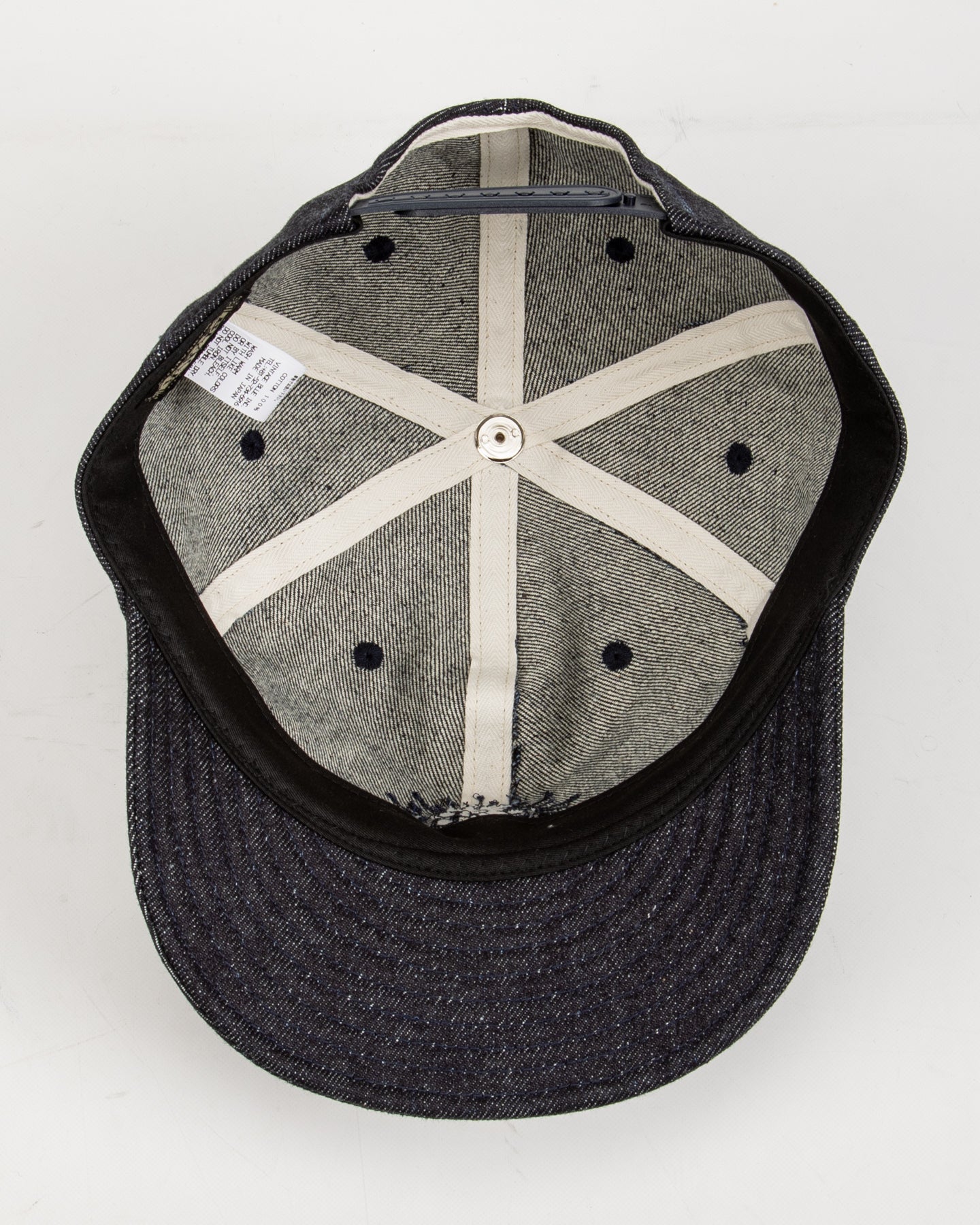 Black Sign Standard & Strange Trucker Cap - Indigo Denim x Navy - Standard & Strange
