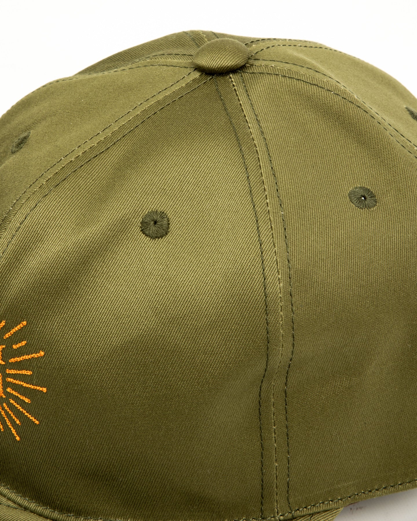 Black Sign Standard & Strange Trucker Cap - Olive Chino - Standard & Strange