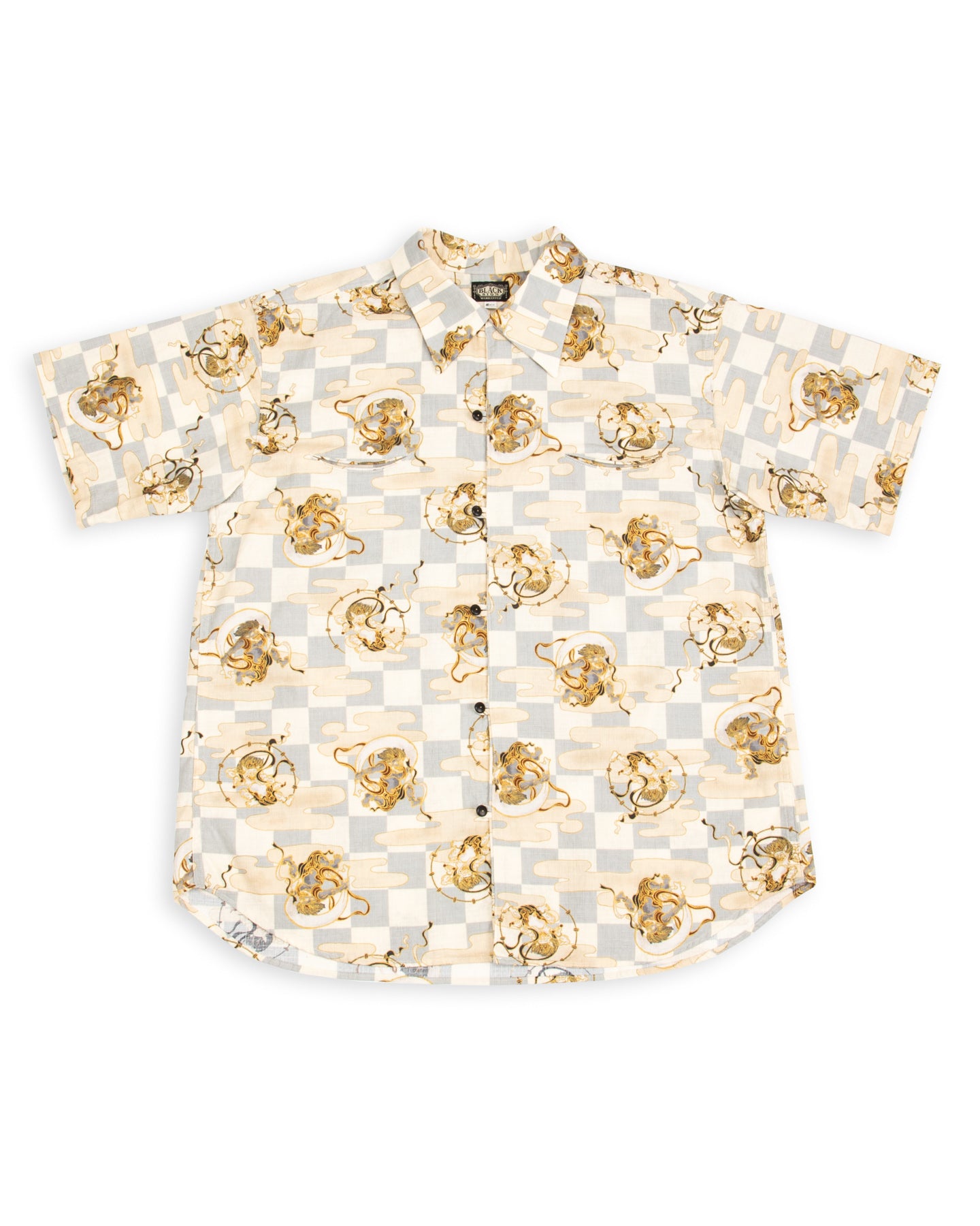 Black Sign "Wind God Thunder God" Geronimo Shirt - Salt White - Standard & Strange