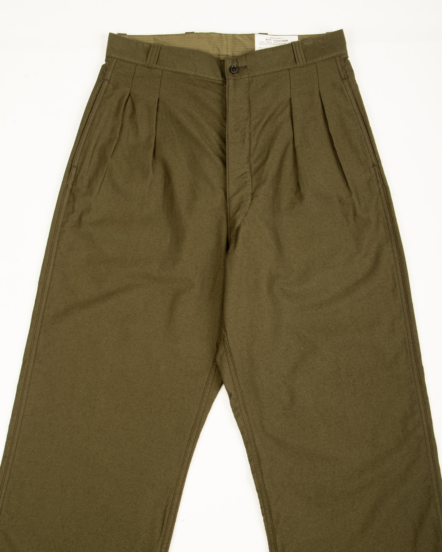 Clinch Boots BSC Uniform Light Moleskin French Work Pants - Green - Standard & Strange