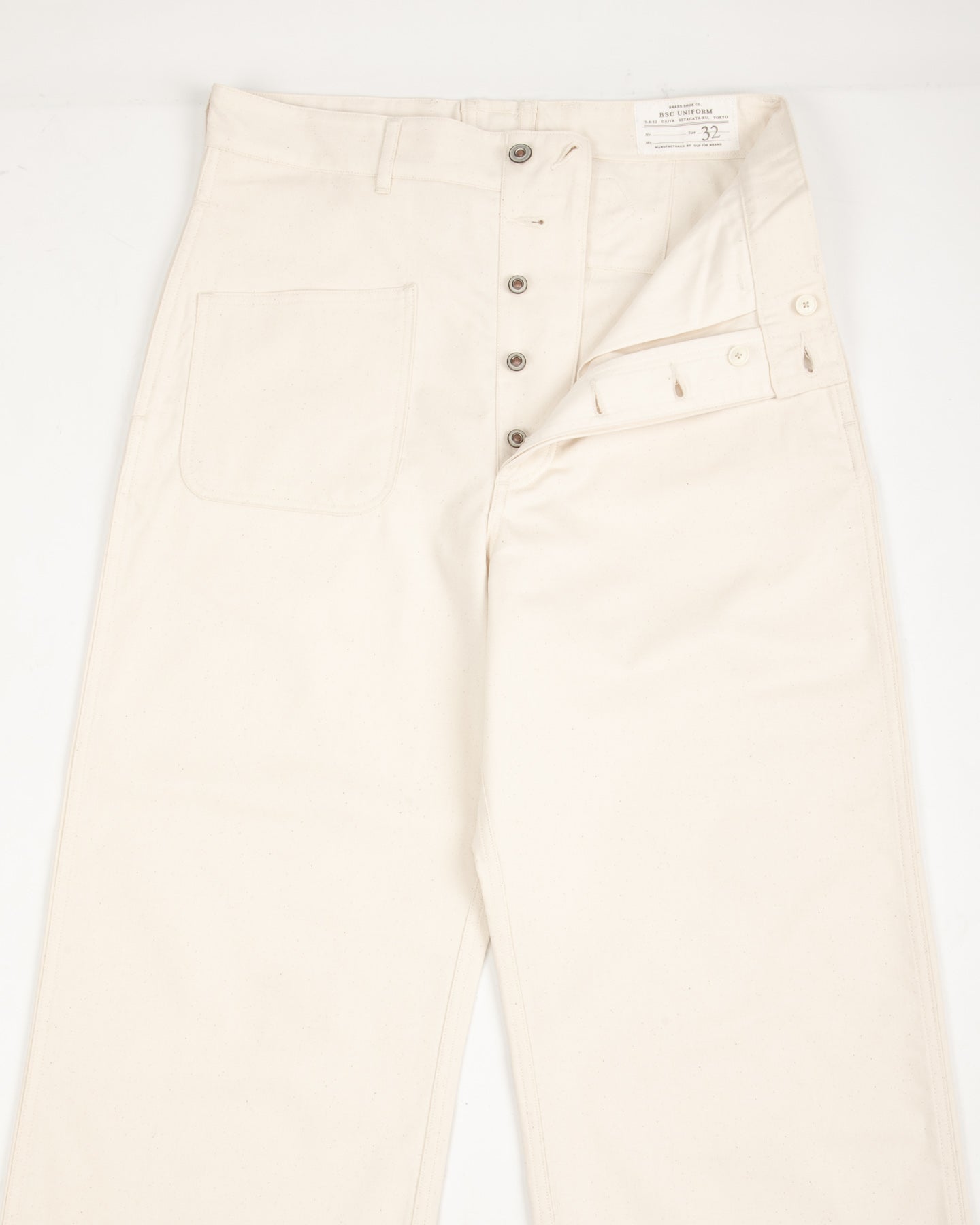 Clinch Boots BSC Uniform Split Jumpsuit Pants - Off White - Standard & Strange