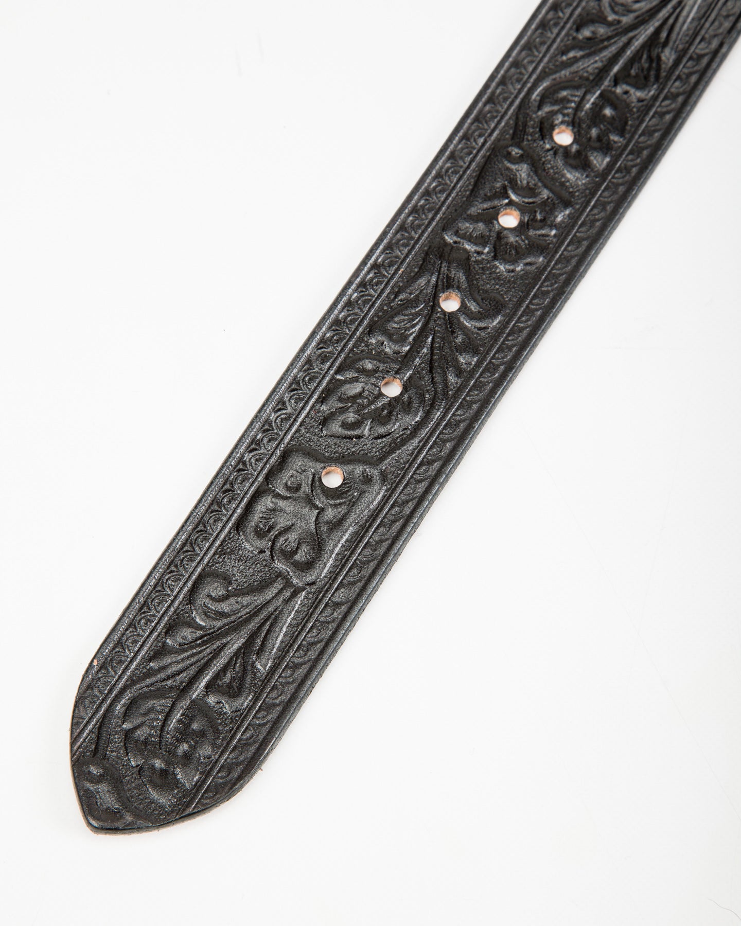 Codina Leather California Poppy Garrison Belt - No.308 Black/White - Standard & Strange
