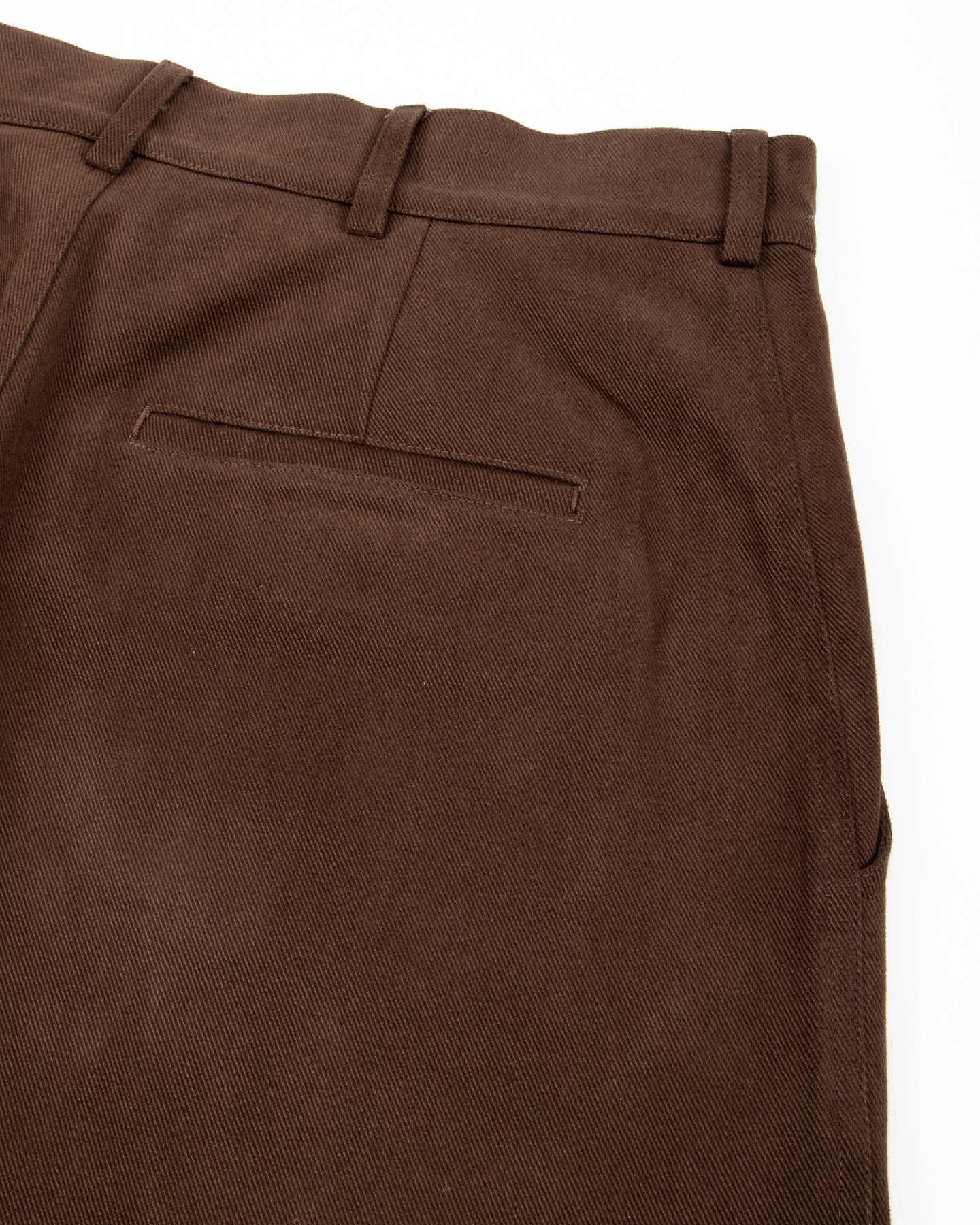 De Bonne Facture Balloon Trousers - Bark Brown Heavy Cotton Drill - Standard & Strange