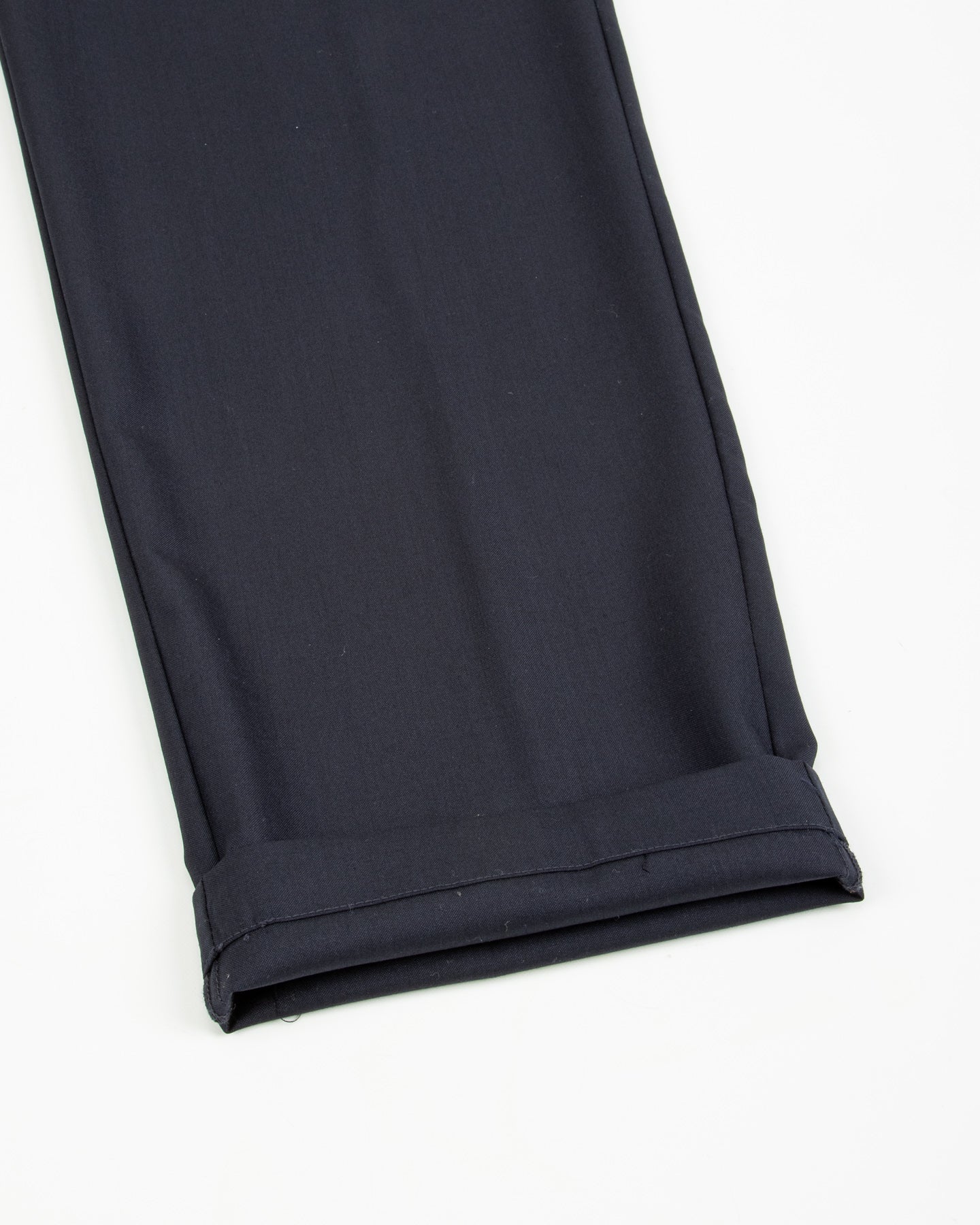 De Bonne Facture One Pleat Trousers - Navy Wool - Standard & Strange