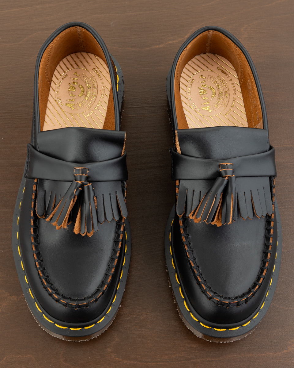 Dr. Martens Adrian Tassel Loafer - Black Quilon - Standard & Strange