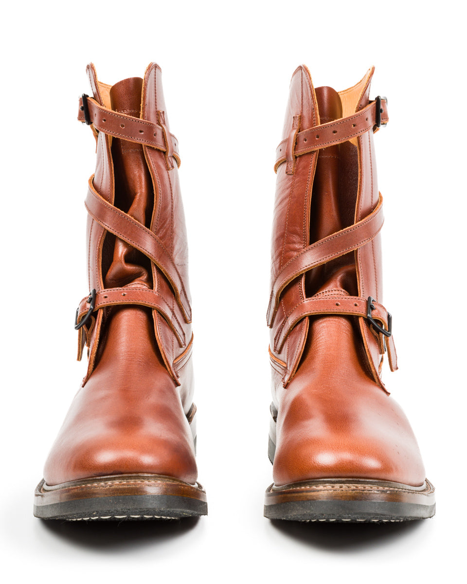 Eastman Leather Clothing Tanker Boots - Russet Brown Horsehide - Standard & Strange