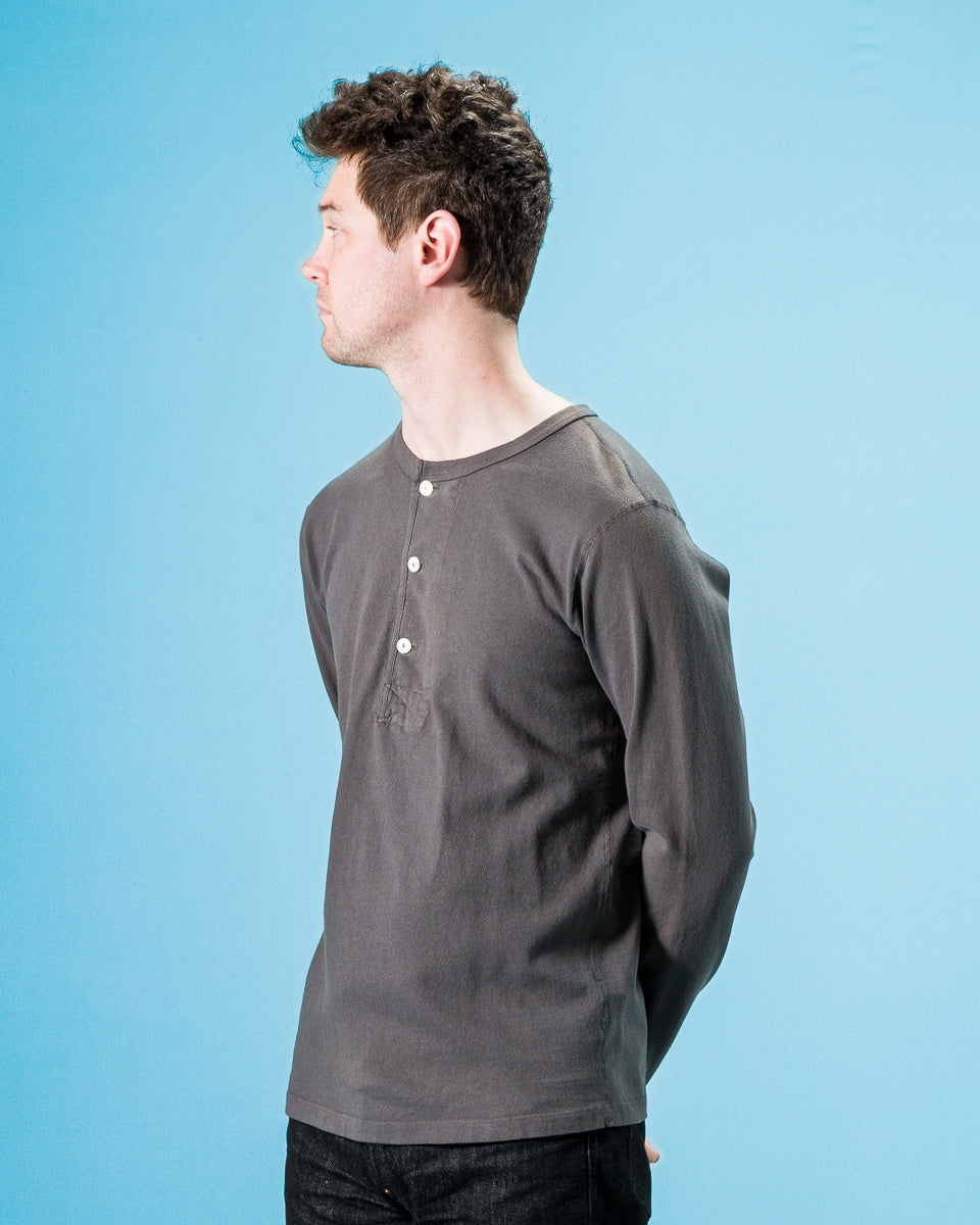 Freenote 13oz Henley L/S - Midnight - Standard & Strange