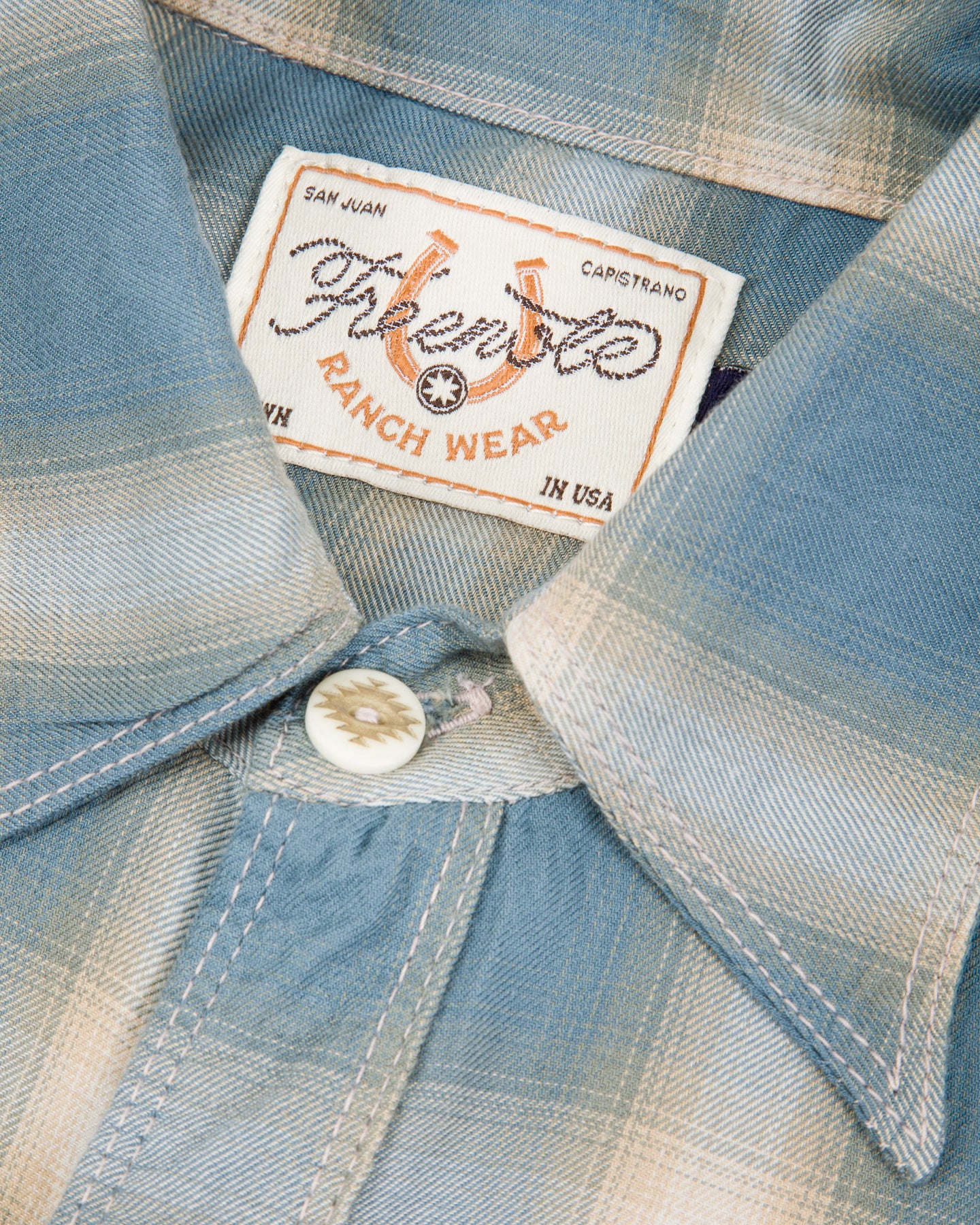 Freenote Bodie Shirt - Clear Blue Plaid - Standard & Strange