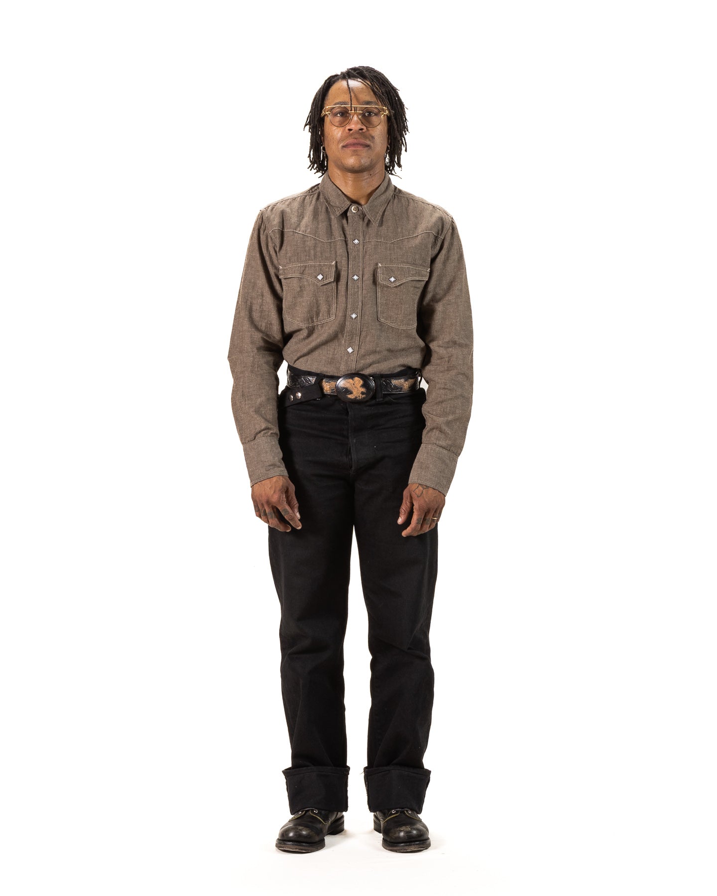 Freenote Calico Shirt - Dusty Brown - Standard & Strange