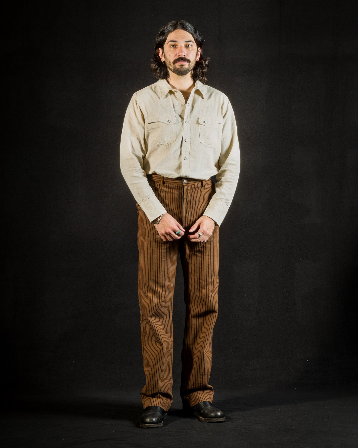 Freenote Calico Western Shirt - Sand - Standard & Strange