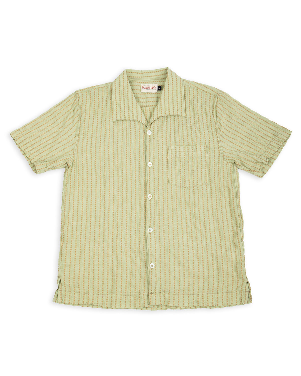 Freenote Cayucos S/S Shirt - Jacquard Sage - Standard & Strange