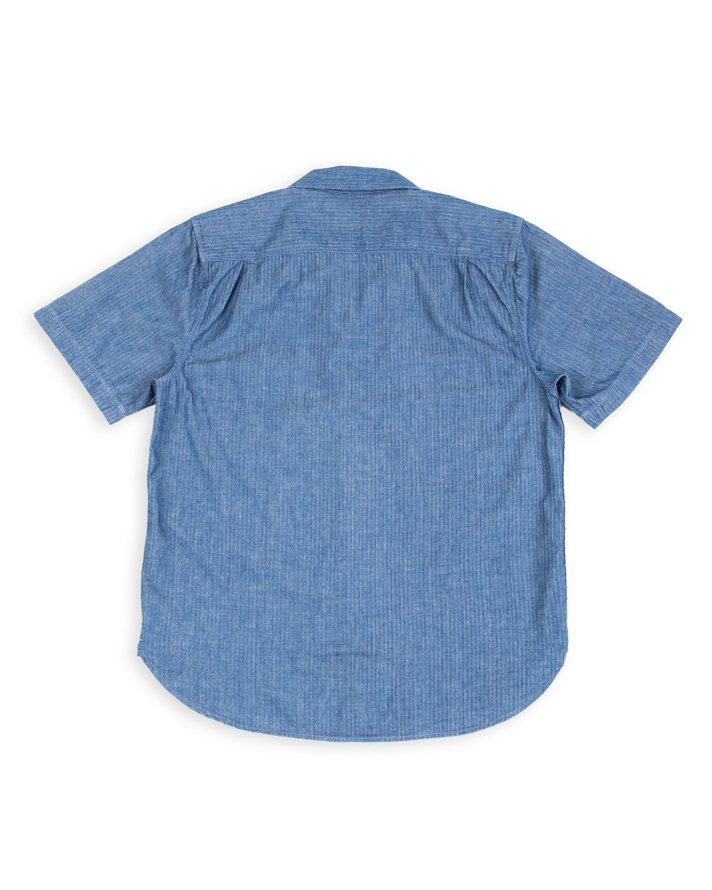 Freenote Dayton Shirt S/S - Blue Herringbone - Standard & Strange