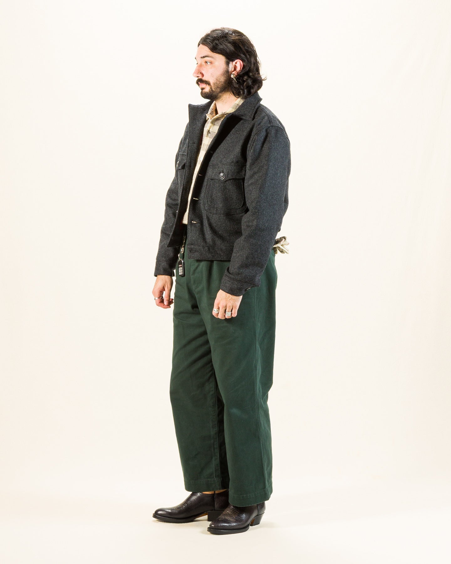 Freenote Grafton Jacket - Black Wool - Standard & Strange