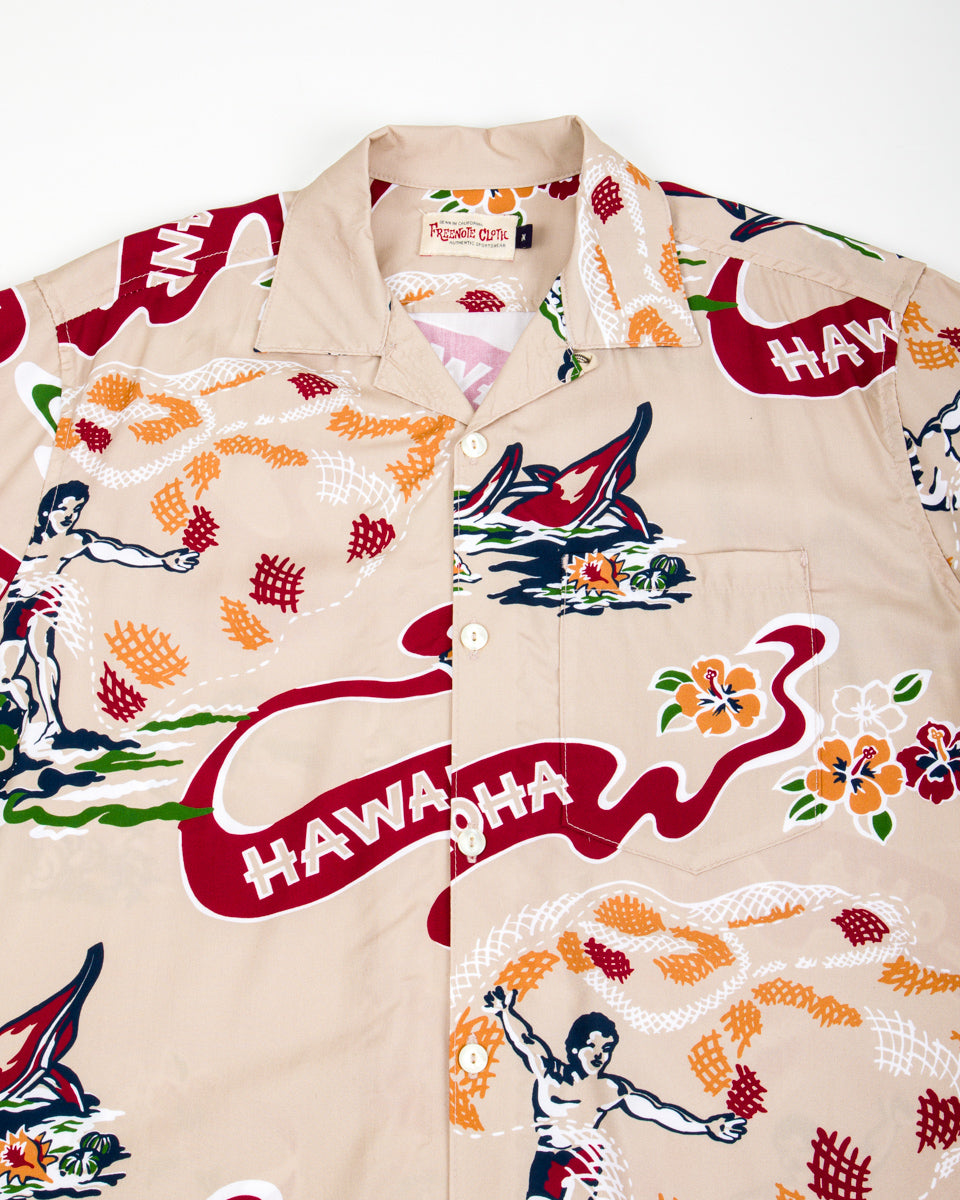 Freenote Hawaiian Shirt - Sand Aloha - Standard & Strange