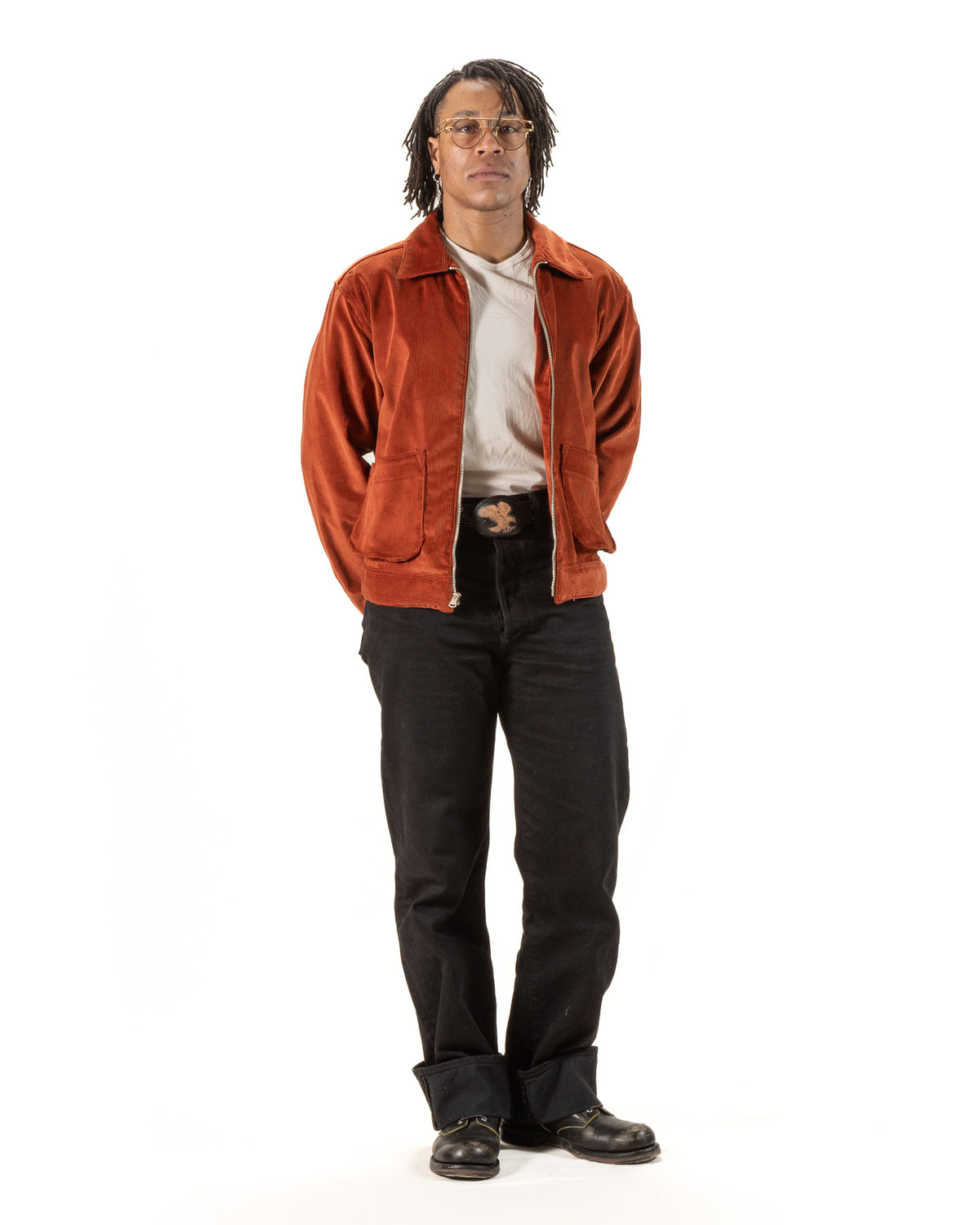 Freenote Meeks Jacket - Terracotta Corduroy - Standard & Strange