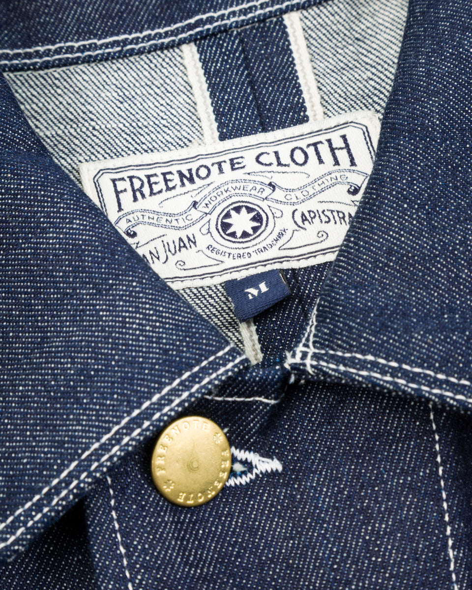 Freenote Modesto Jacket - 11oz Rinsed Memphis Blue - Standard & Strange