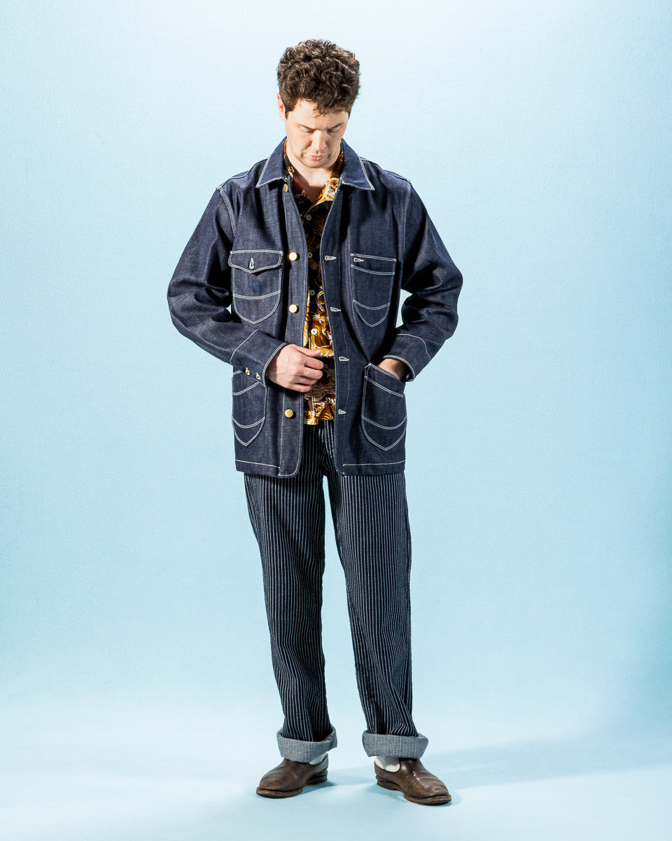 Freenote Modesto Jacket - 11oz Rinsed Memphis Blue - Standard & Strange