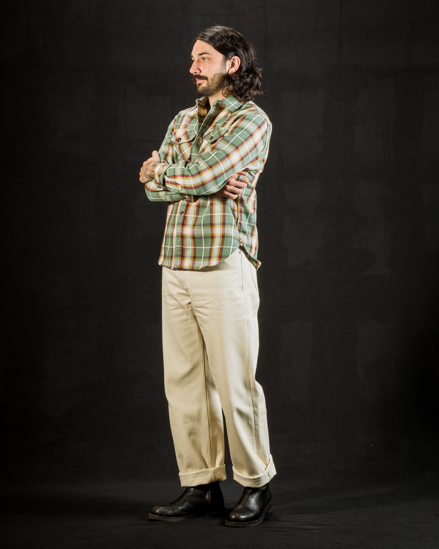 Freenote Modesto Straight Fit - 14oz Ecru Denim - Standard & Strange