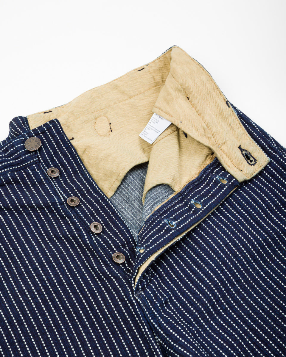 Freenote Western Pant - Blue Dobby Stripe - Standard & Strange