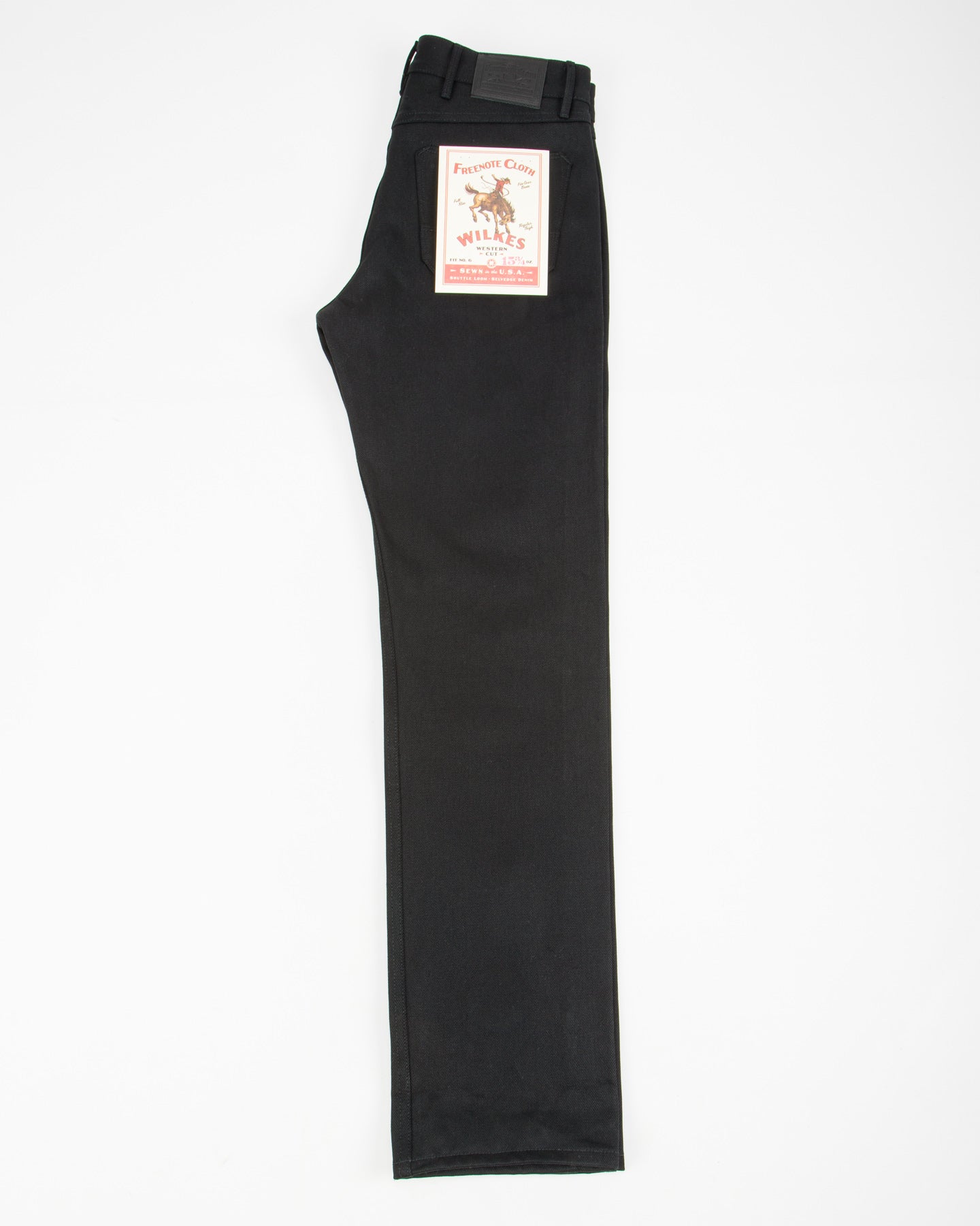 Freenote Wilkes Western - 15.75oz Black/Black - Standard & Strange